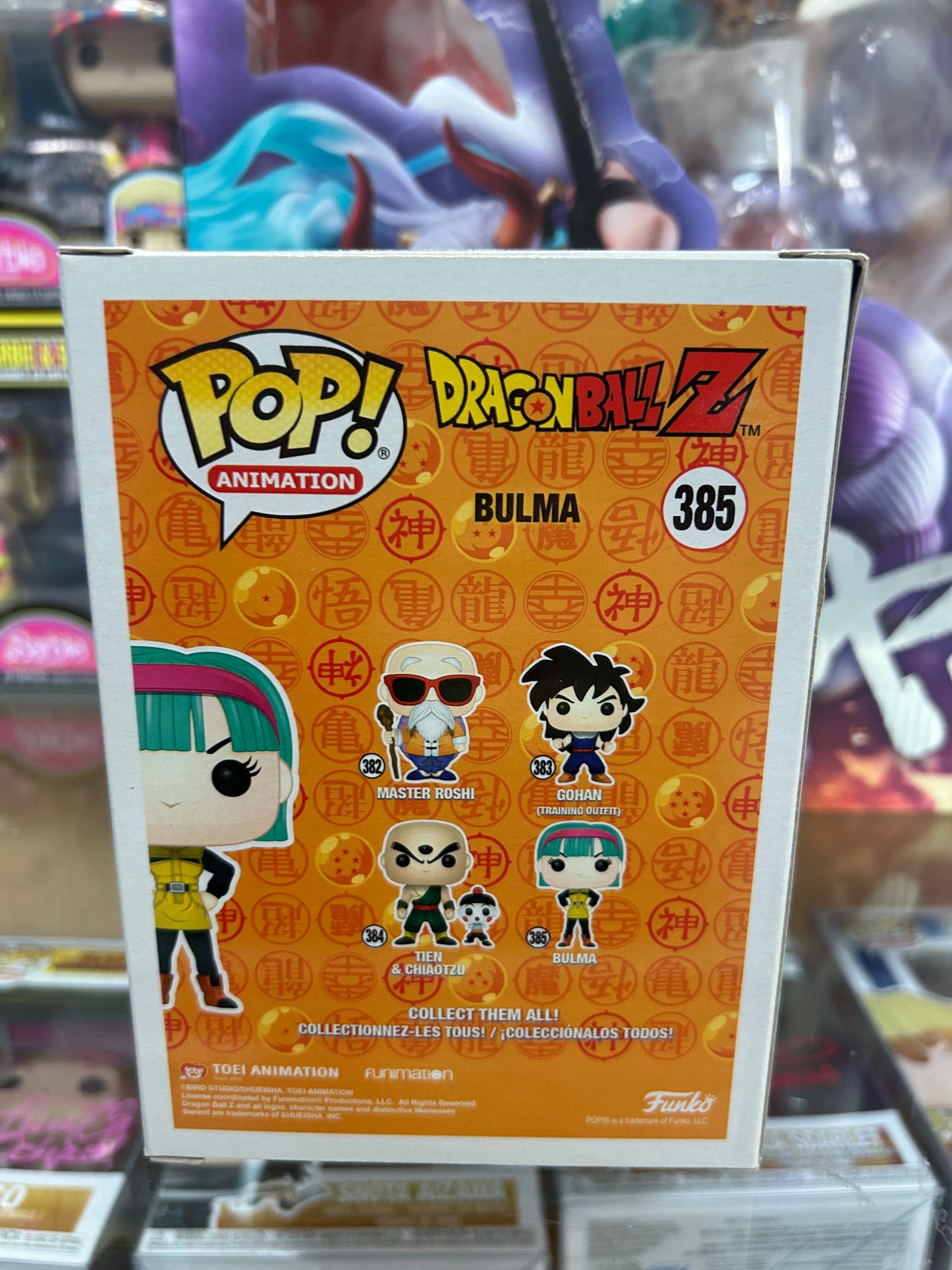 **NOT MINT** FUNKO POP! ANIMATION Bulma #385