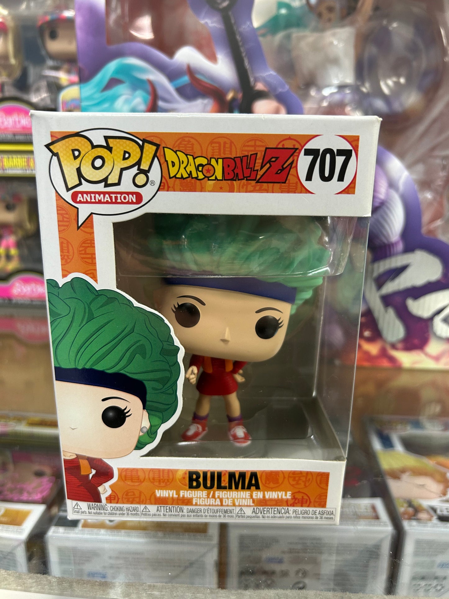 **NOT MINT** FUNKO POP! ANIMATION Bulma #707