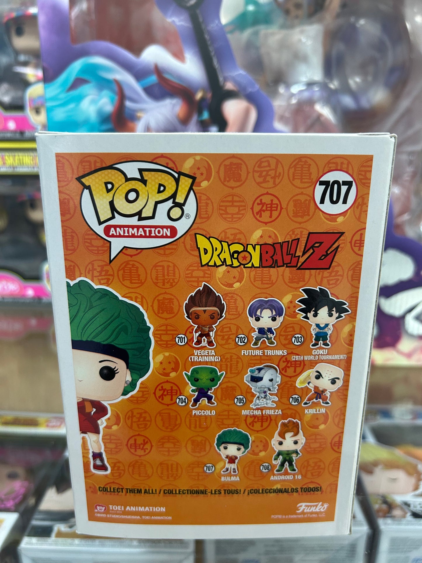 **NOT MINT** FUNKO POP! ANIMATION Bulma #707