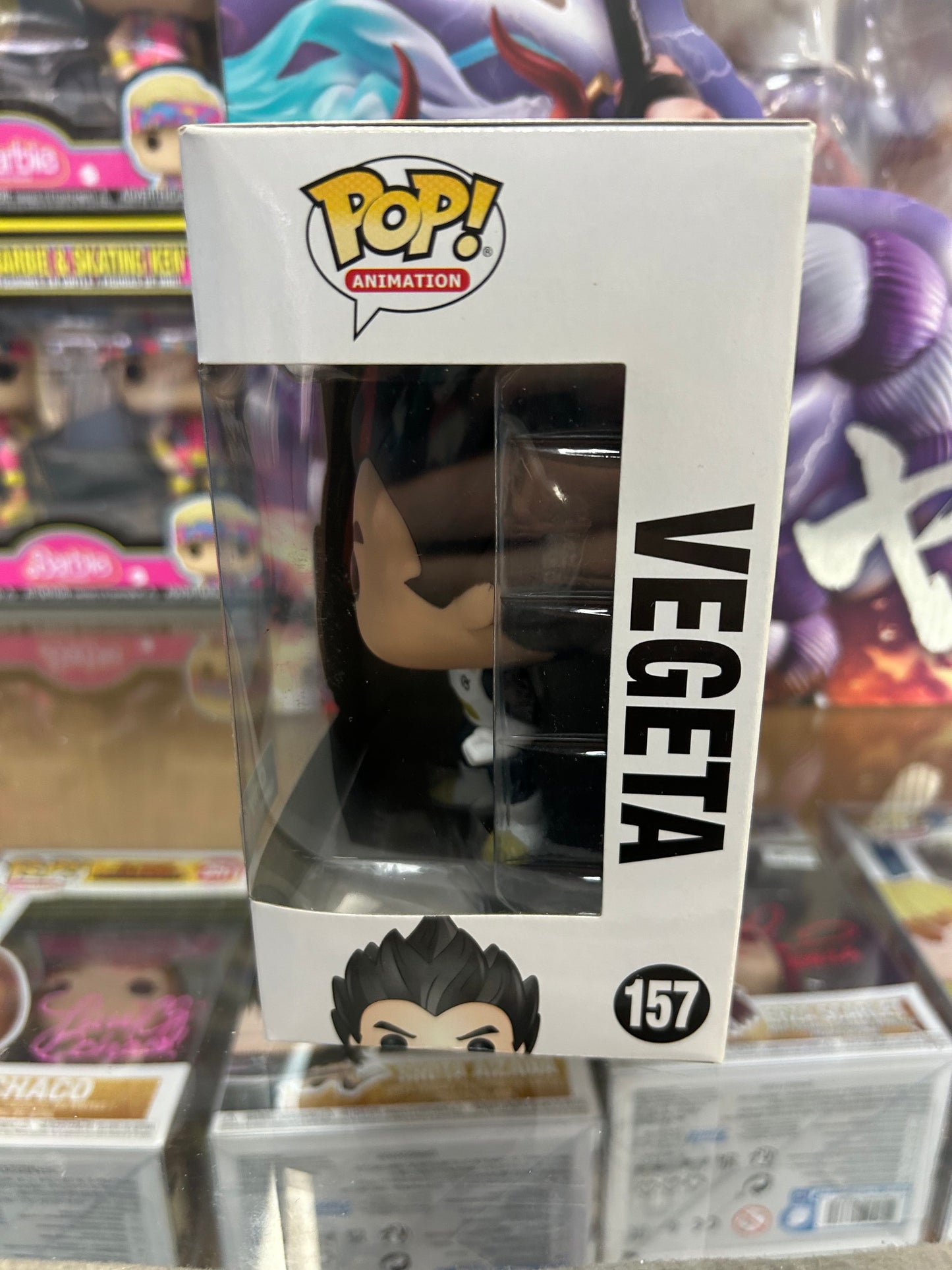 **NOT MINT** FUNKO POP! ANIMATION Vegeta #157 Gamestop Exclusive