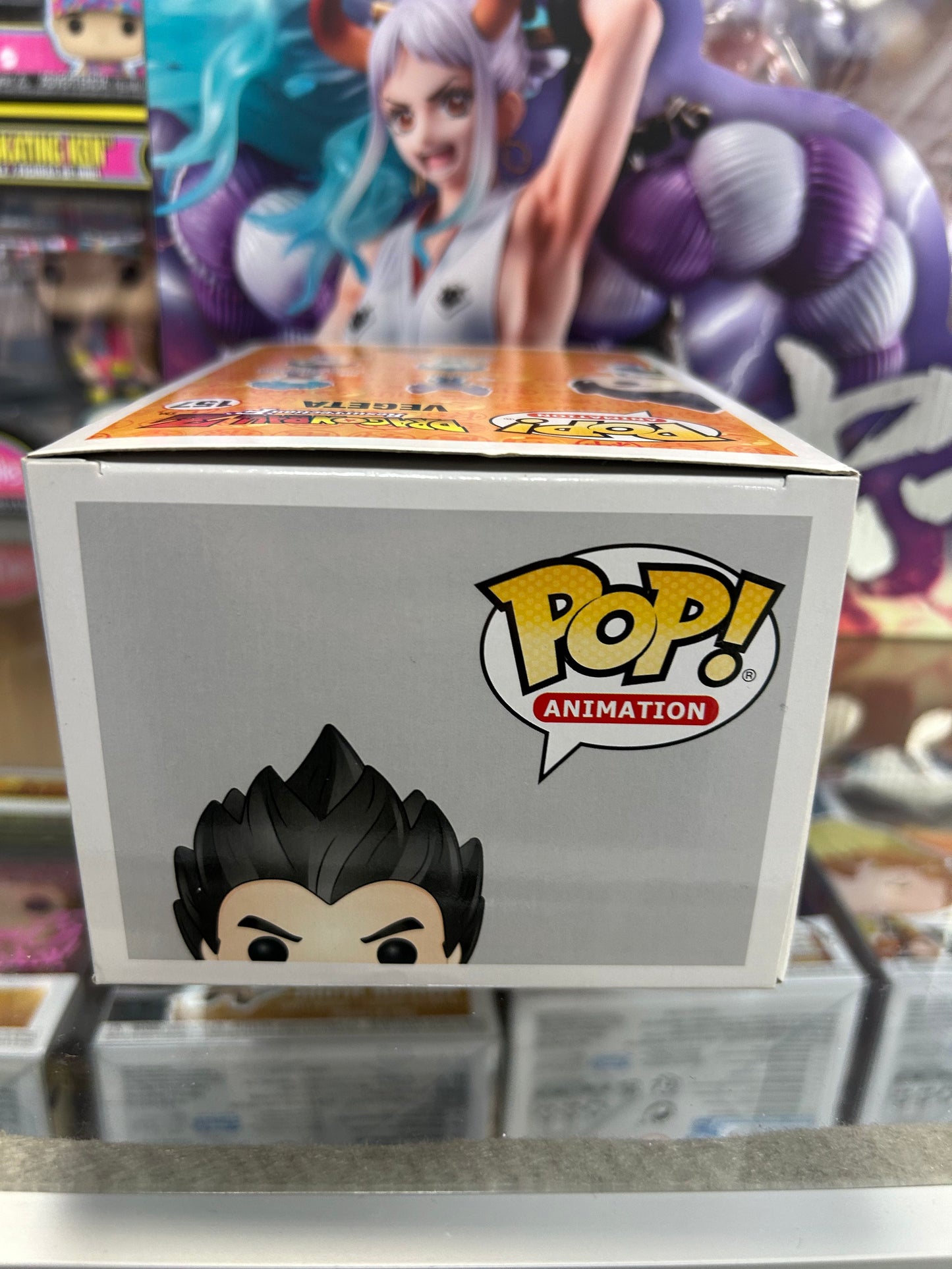 **NOT MINT** FUNKO POP! ANIMATION Vegeta #157 Gamestop Exclusive