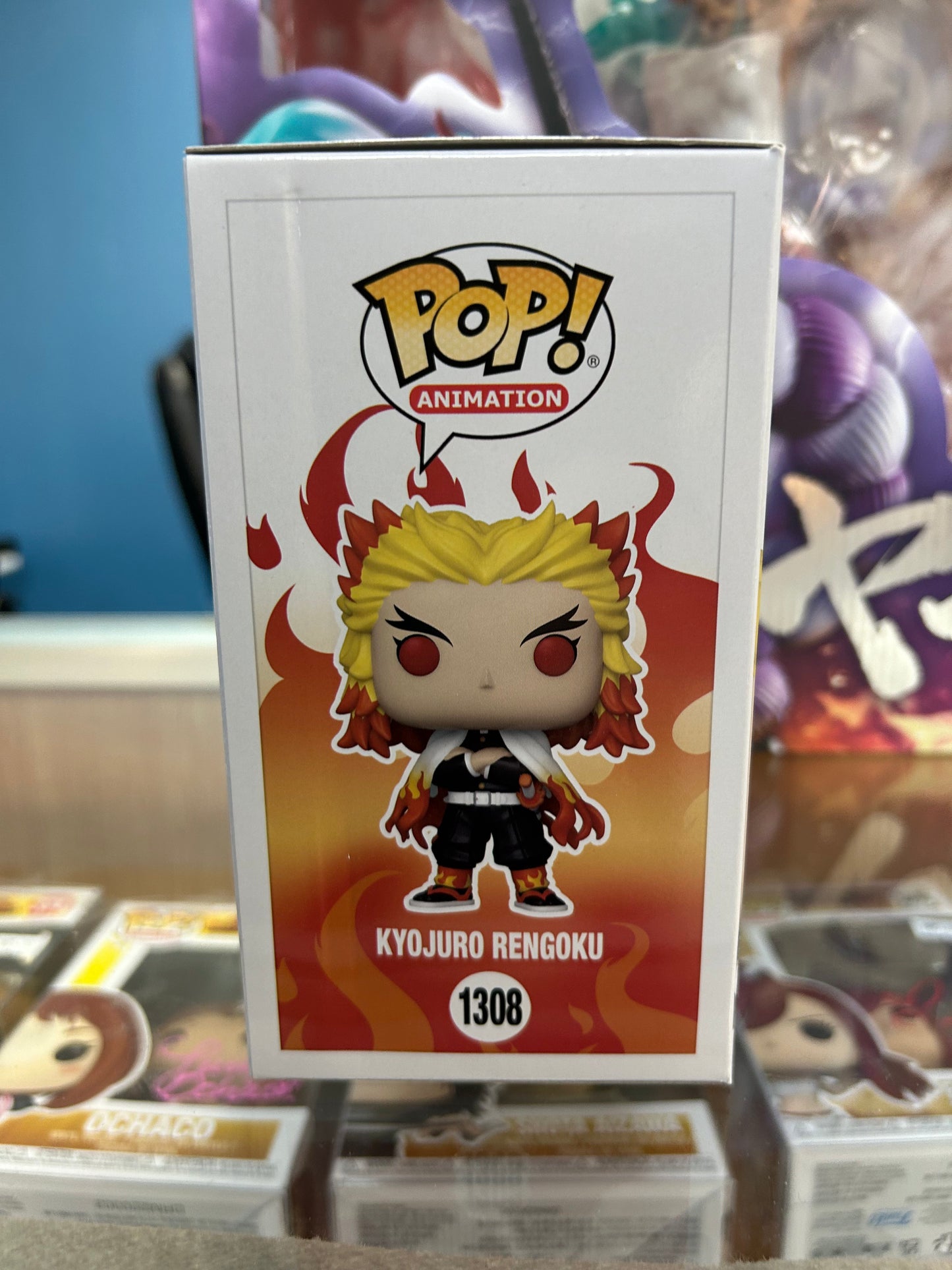 **NOT MINT** FUNKO POP! ANIMATION Kyojuro Rengoku #1308