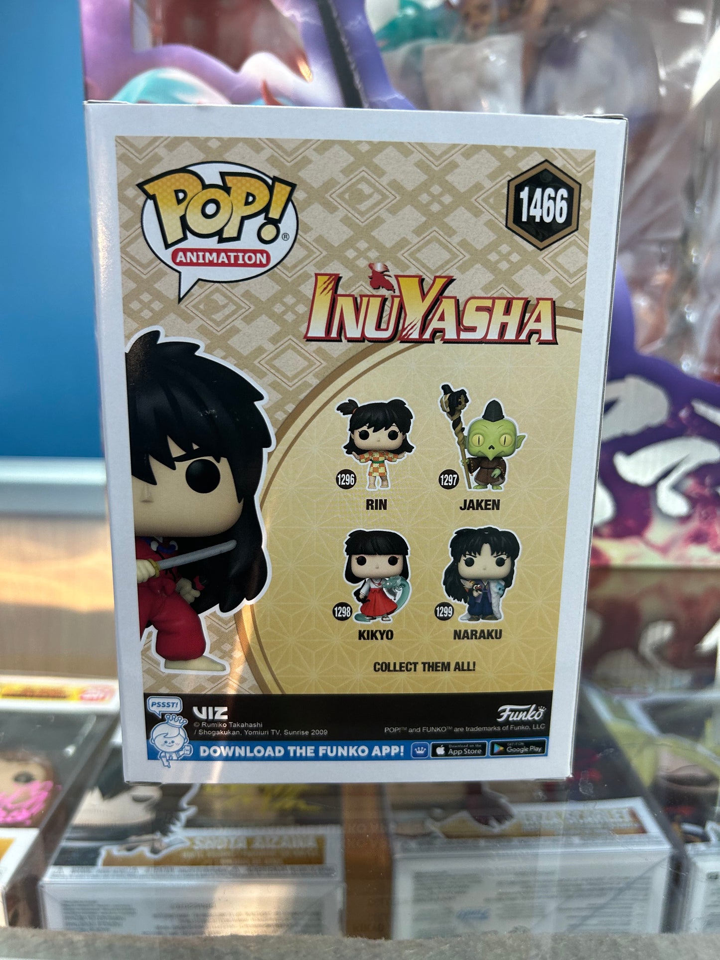 **NOT MINT** FUNKO POP! ANIMATION Inuyasha #1466 Shared Sticker