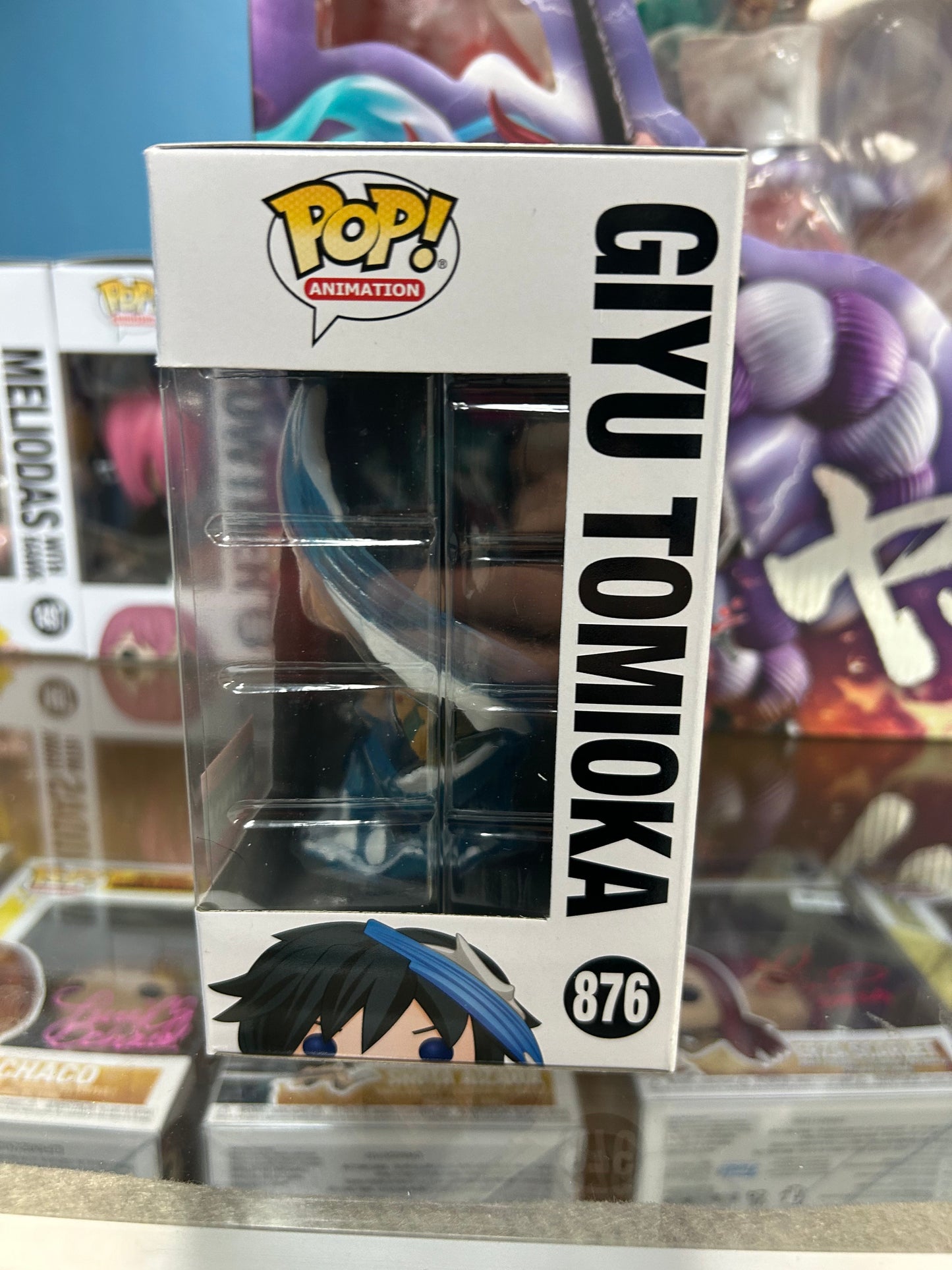 **NOT MINT** FUNKO POP! ANIMATION Giyu Tomioka #876 AAA Exclusive