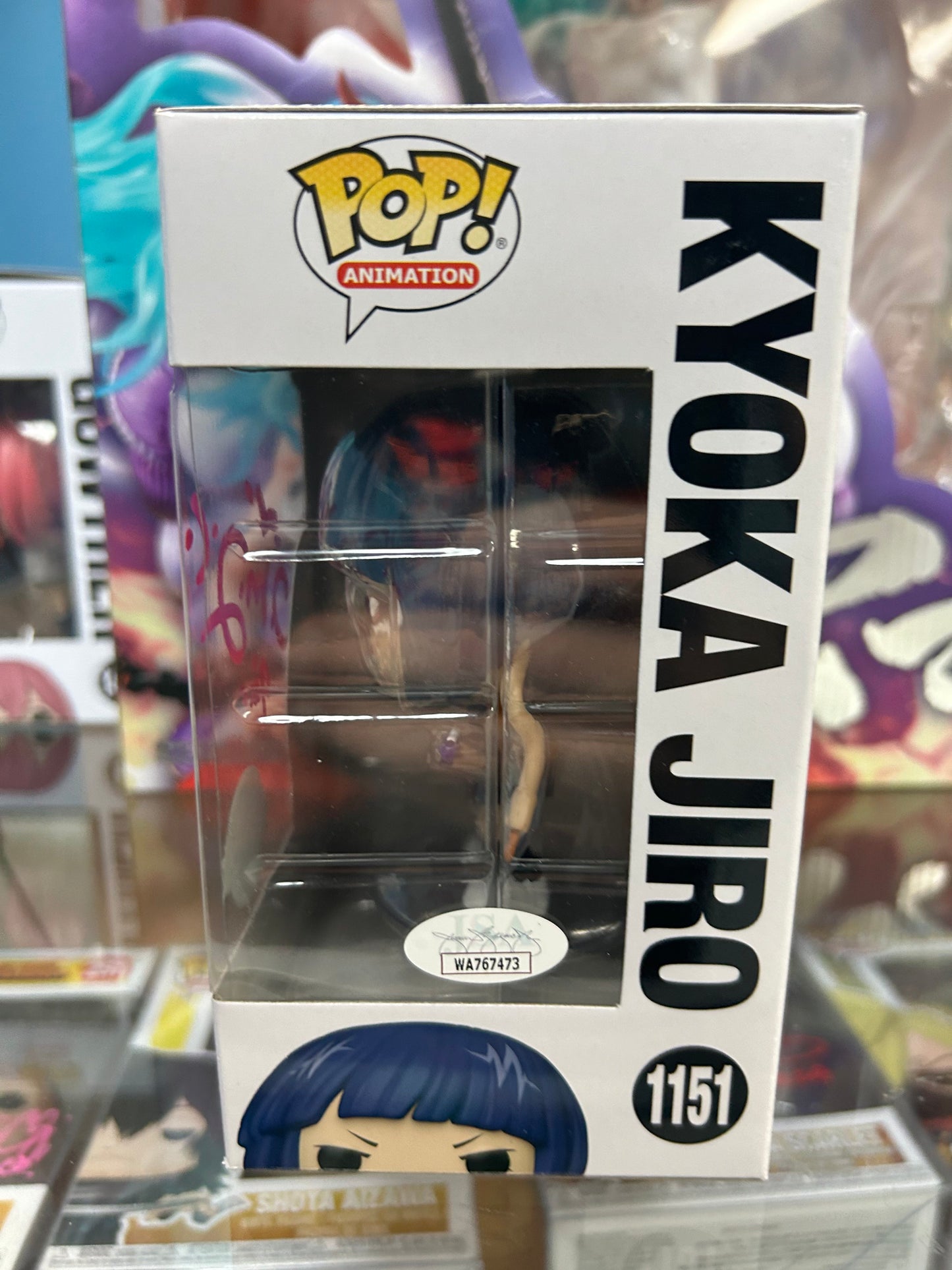 **Autograph / Signed** FUNKO POP! ANIMATION: Kyoka Jiro #1151 **JSA CERTIFIED**