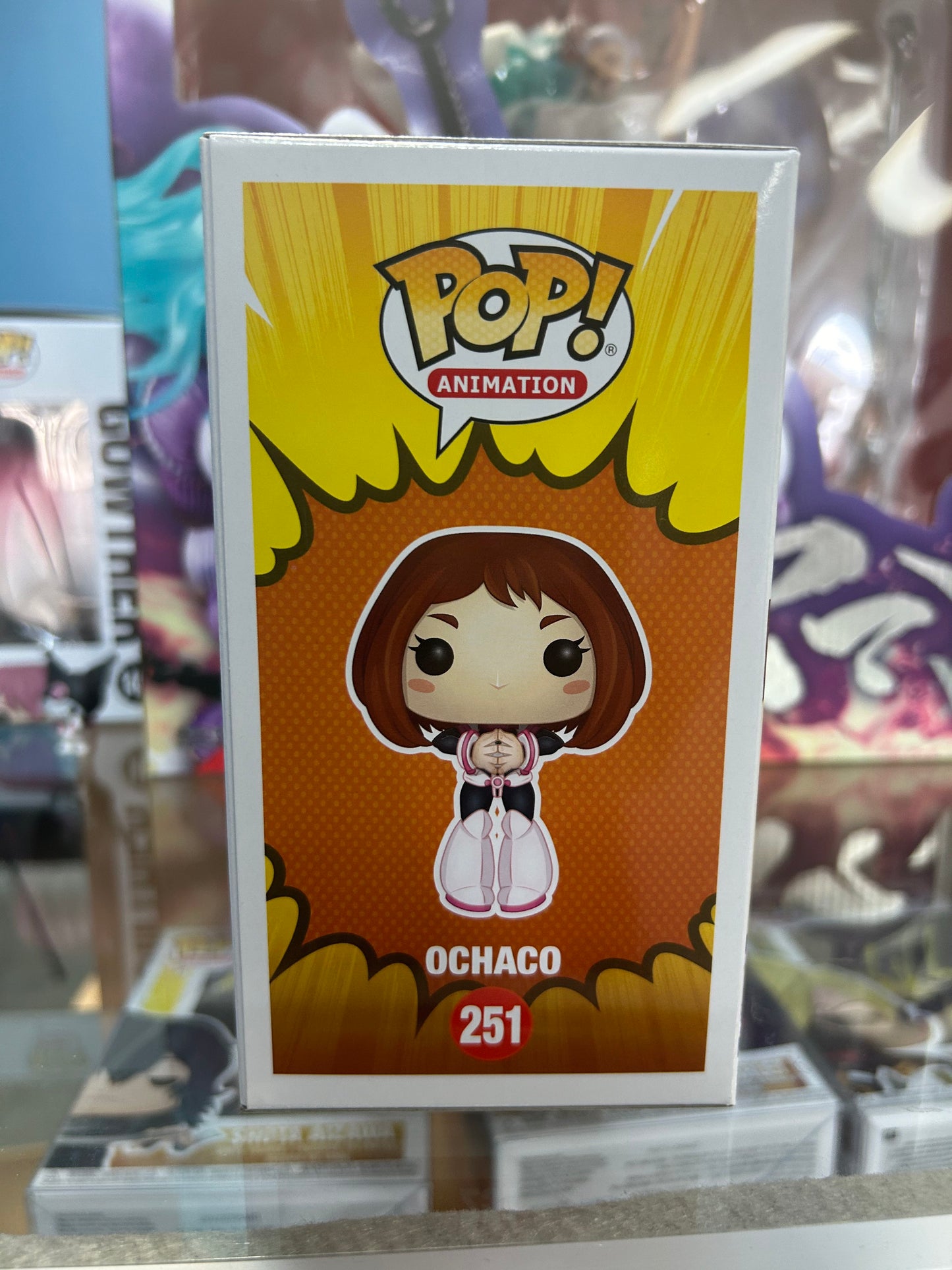 **Autograph / Signed**FUNKO POP! ANIMATION: Ochaco #251 **JSA CERTIFIED**