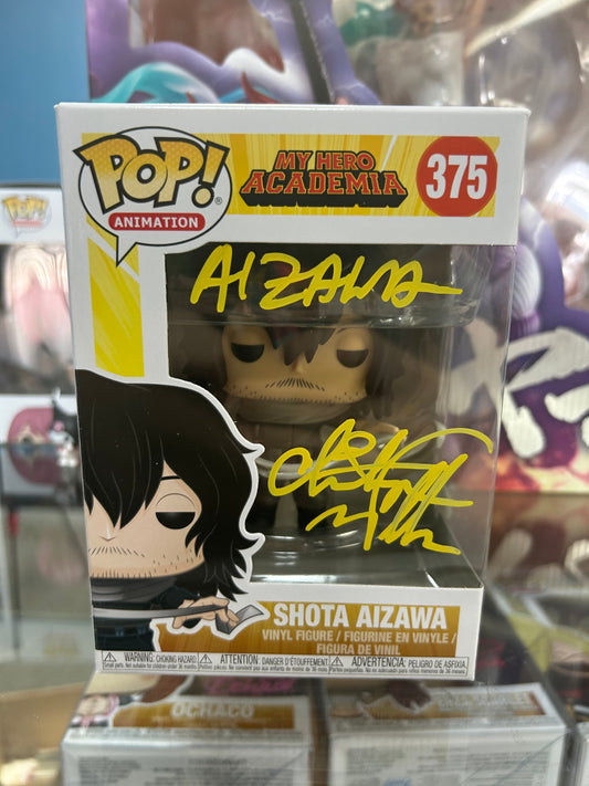 **Autograph / Signed** FUNKO POP! ANIMATION: Shota Aizawa #375 **JSA CERTIFIED**