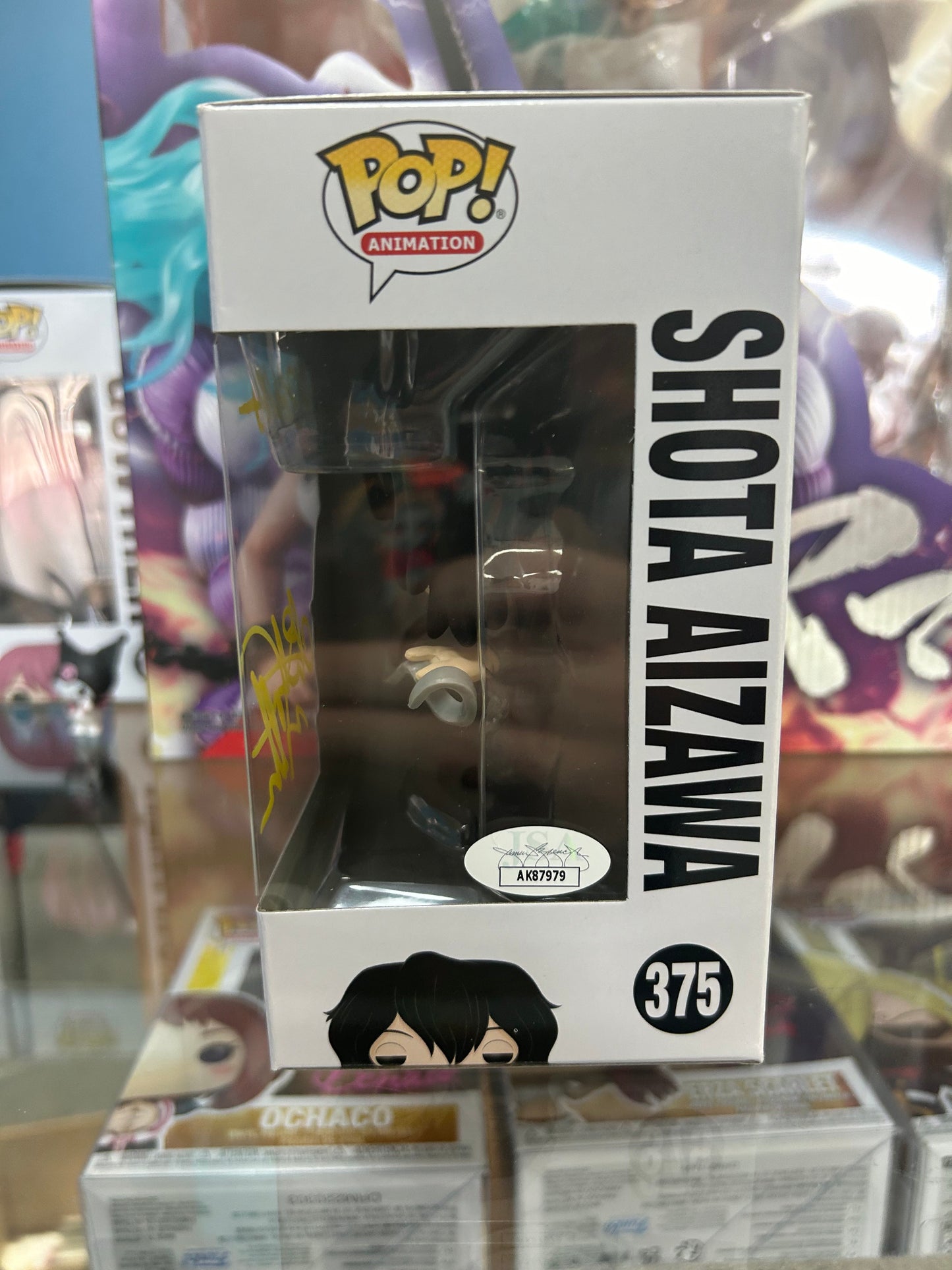 **Autograph / Signed** FUNKO POP! ANIMATION: Shota Aizawa #375 **JSA CERTIFIED**