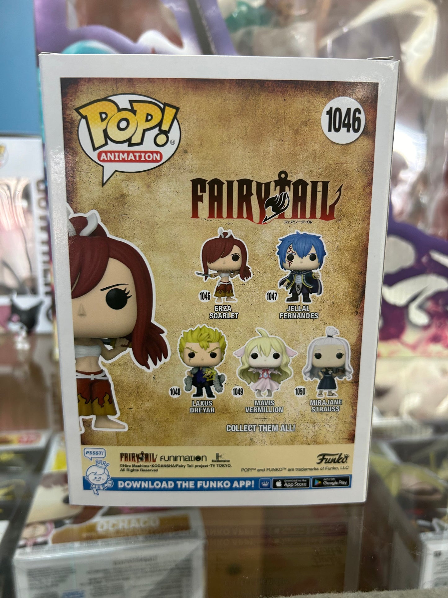 **Autograph / Signed** FUNKO POP! ANIMATION: Erza Scarlet #1046 **JSA CERTIFIED**