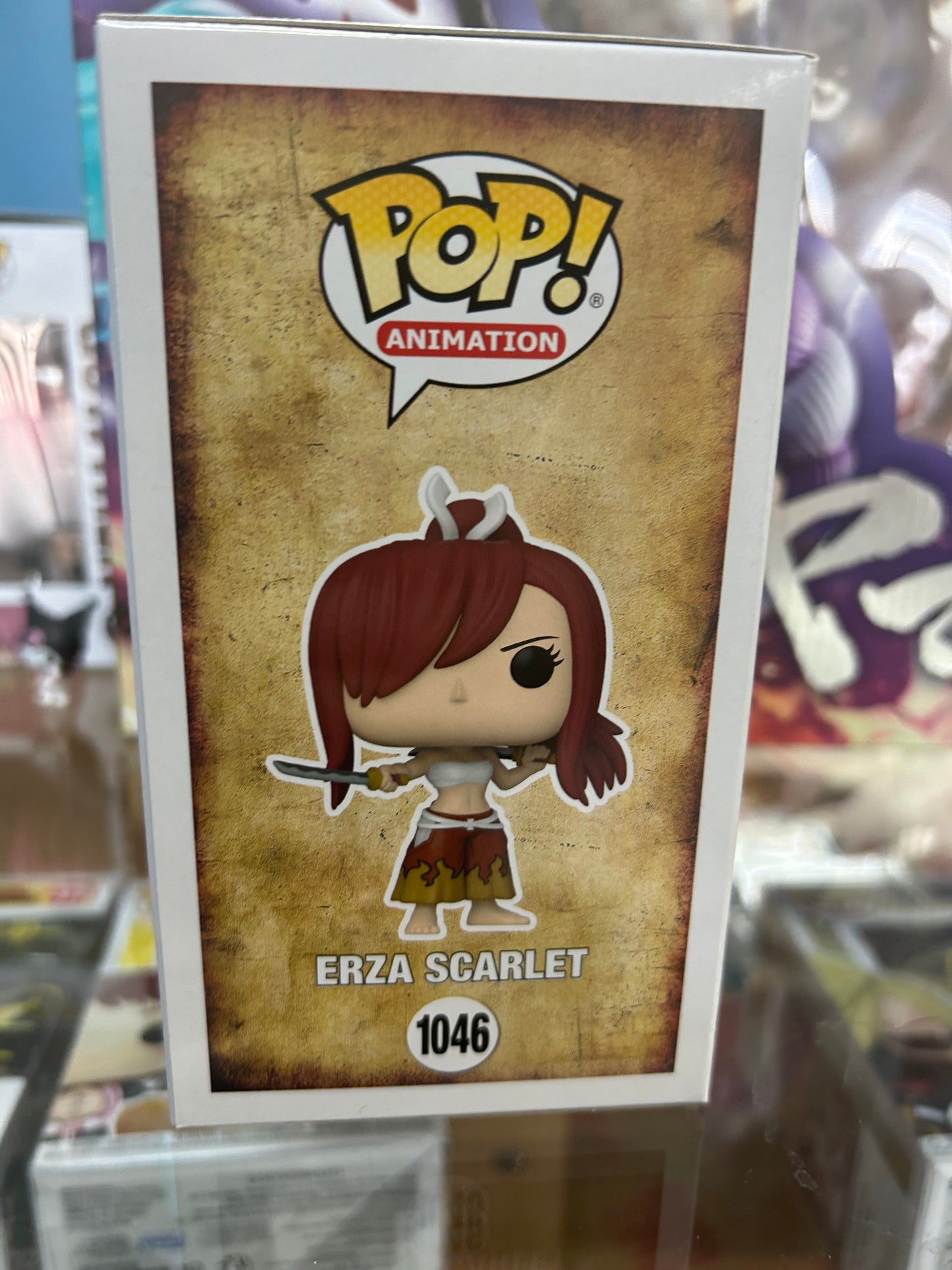 **Autograph / Signed** FUNKO POP! ANIMATION: Erza Scarlet #1046 **JSA CERTIFIED**