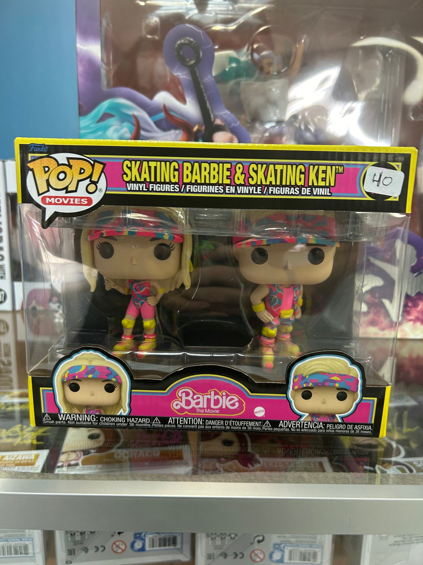 FUNKO POP! MOVIES Skater Barbie & Ken 2-Pack HT Exclusive