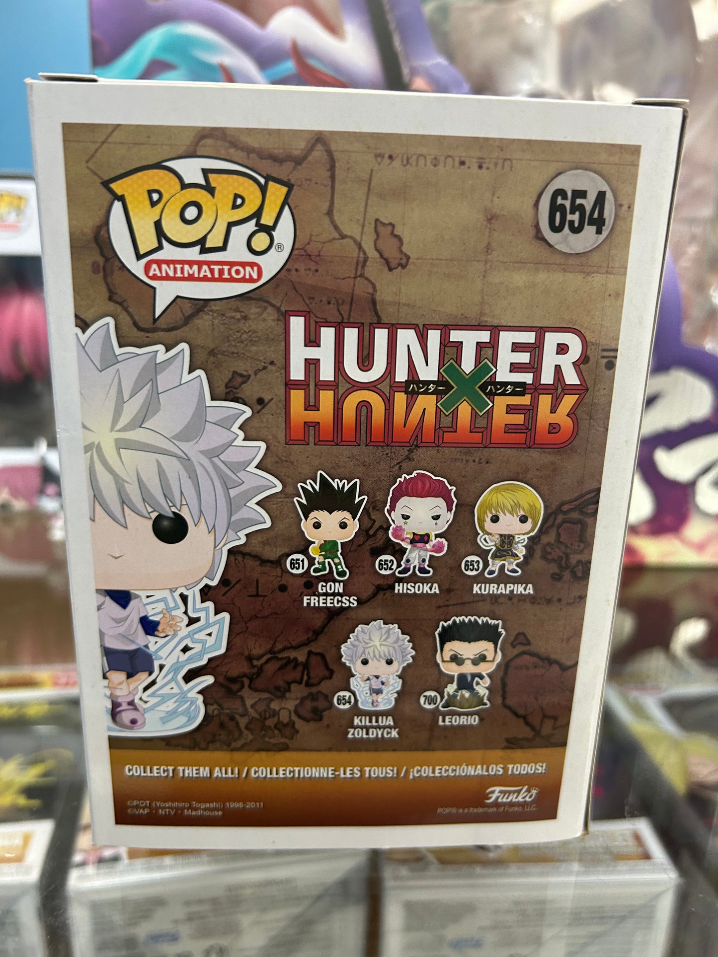 **NOT MINT** FUNKO POP! ANIMATION Killua Zoldyck #654