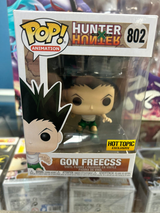 **NOT MINT** FUNKO POP! ANIMATION Gon Freecss #802 HT Exclusive