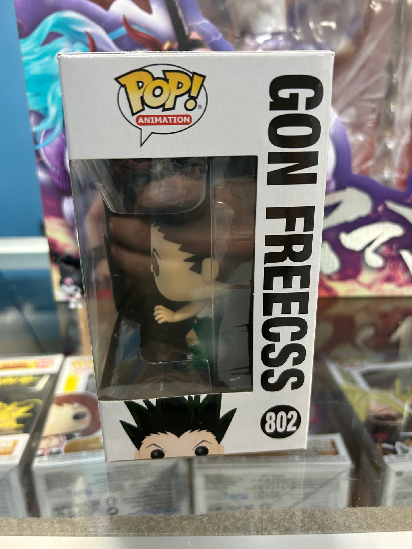 **NOT MINT** FUNKO POP! ANIMATION Gon Freecss #802 HT Exclusive