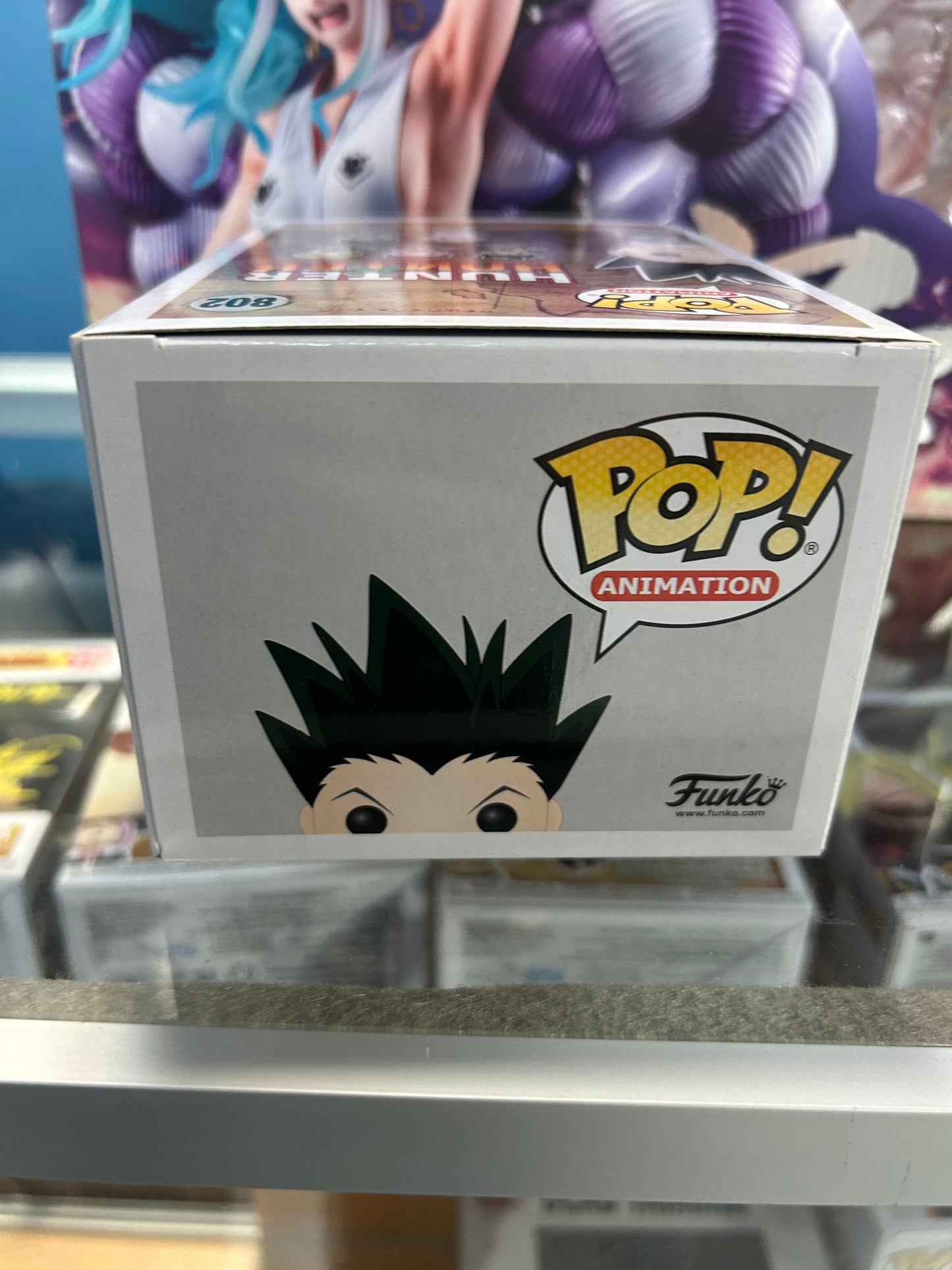 **NOT MINT** FUNKO POP! ANIMATION Gon Freecss #802 HT Exclusive