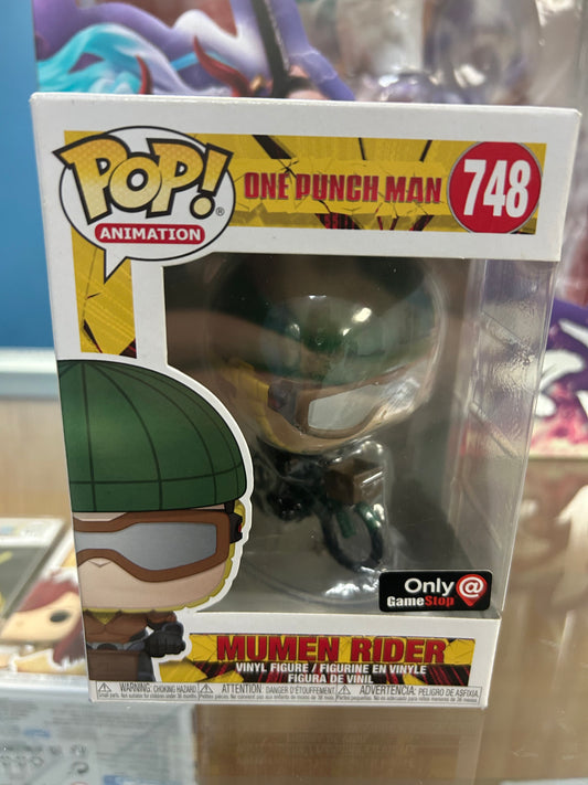 **NOT MINT** FUNKO POP! ANIMATION Mumen Rider #748 Game Stop Exclusive