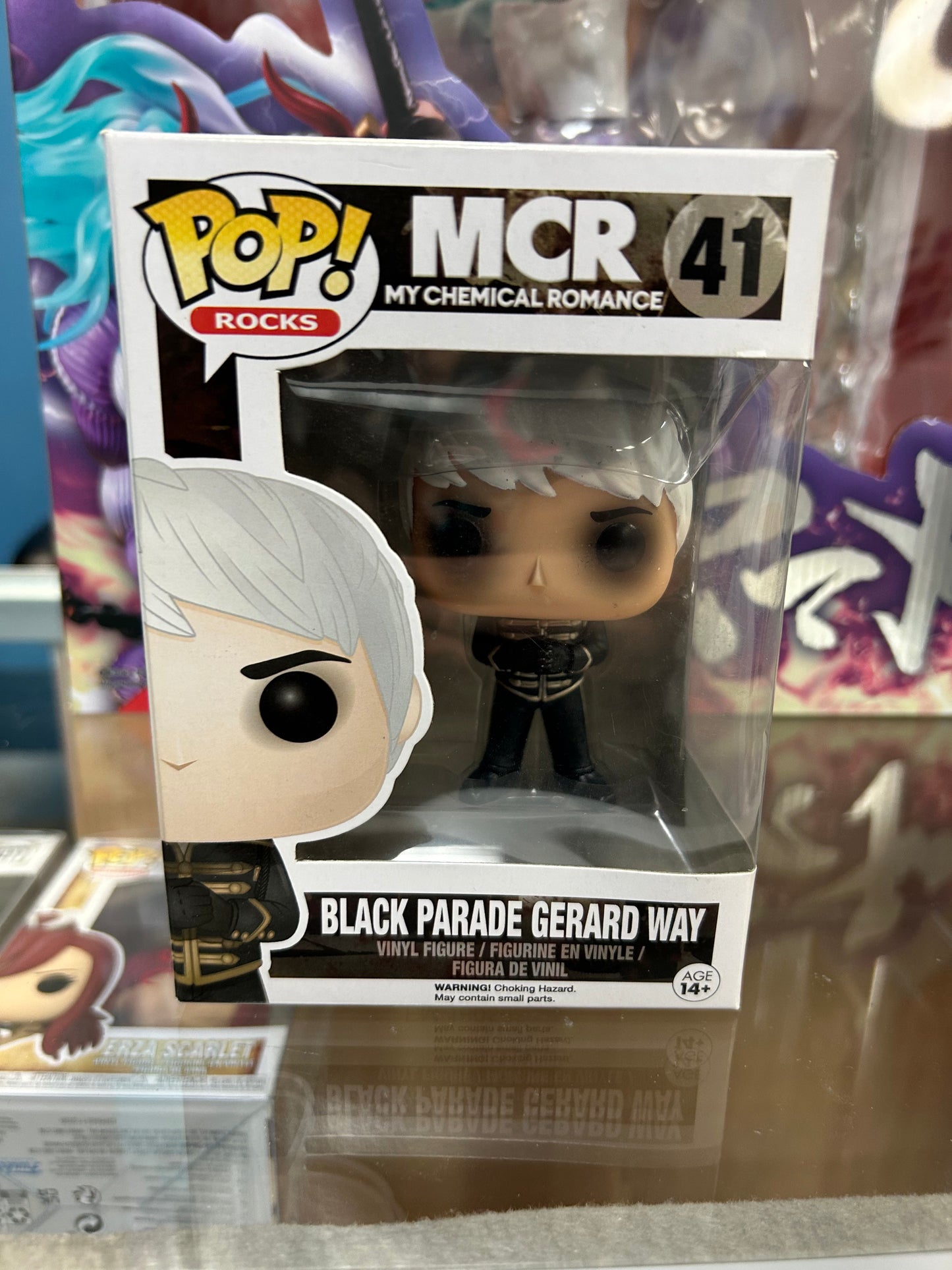 **NOT MINT** FUNKO POP! ROCKS Black Parade Gerard Way #41 First Release