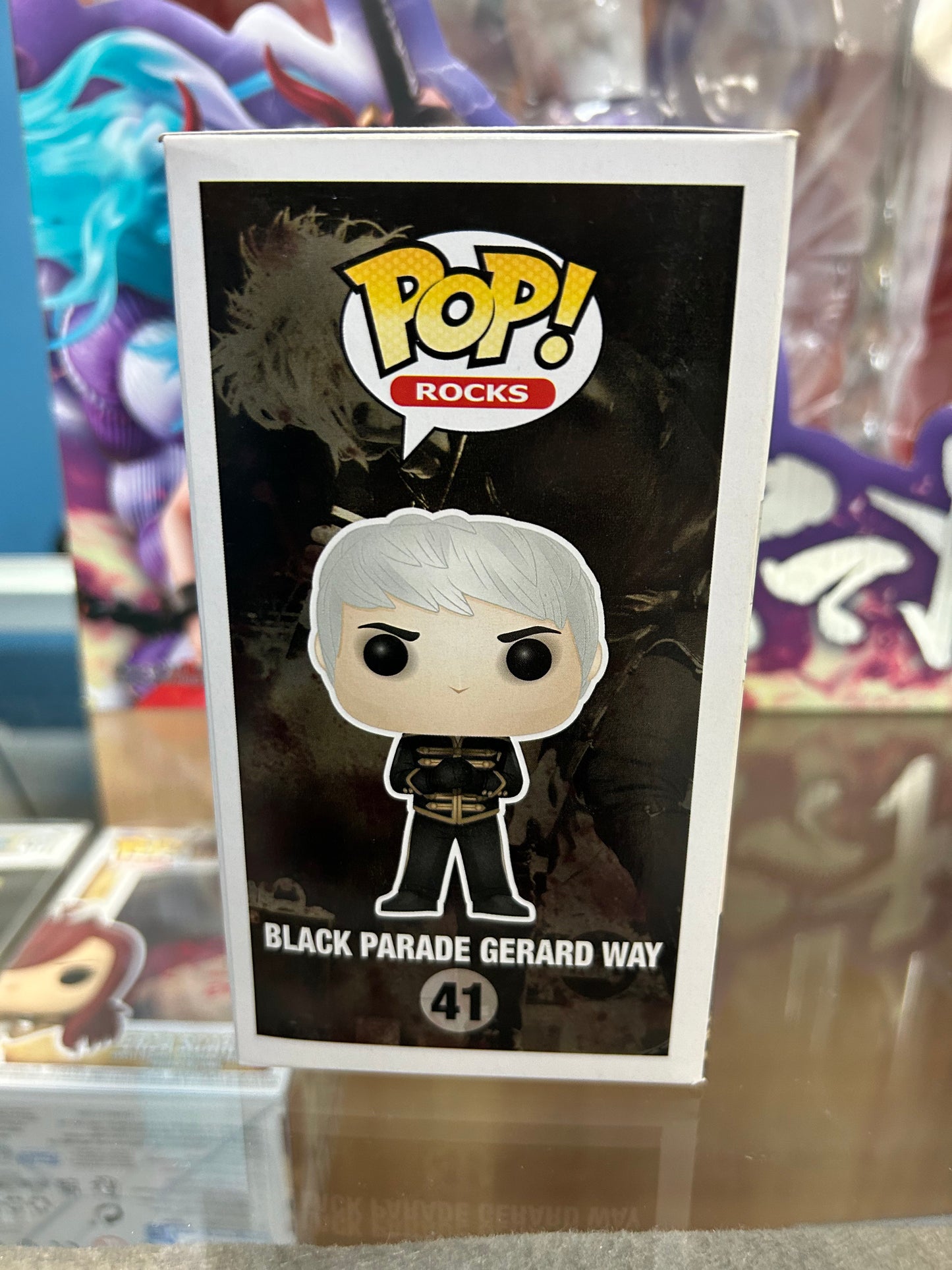 **NOT MINT** FUNKO POP! ROCKS Black Parade Gerard Way #41 First Release