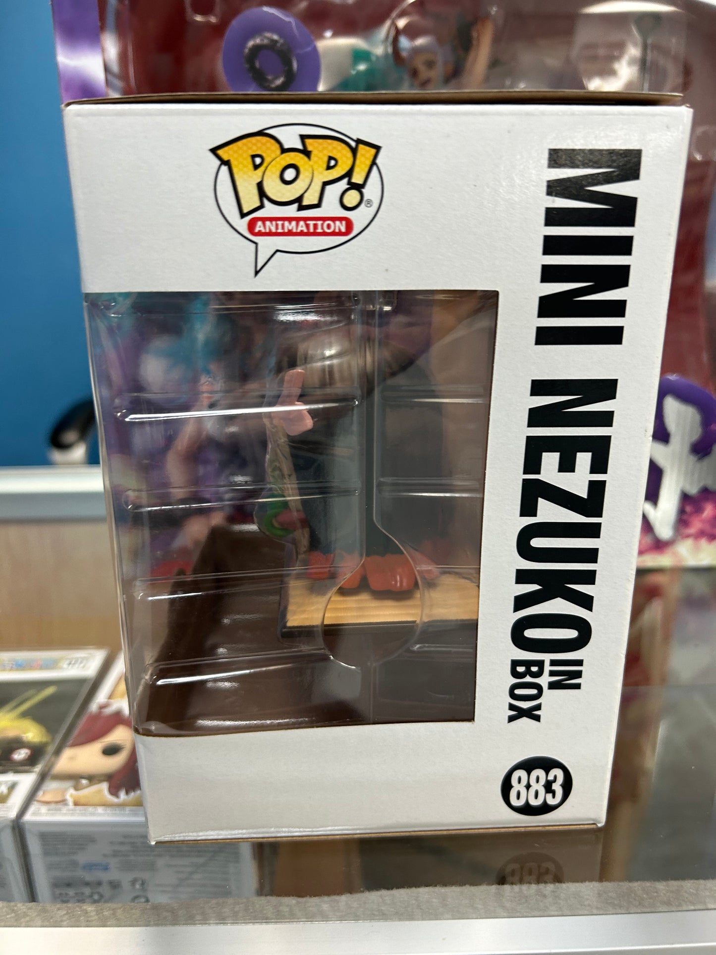 **NOT MINT** FUNKO POP! ANIMATION Mini Nezuko in Box #883 Box Lunch Exclusive