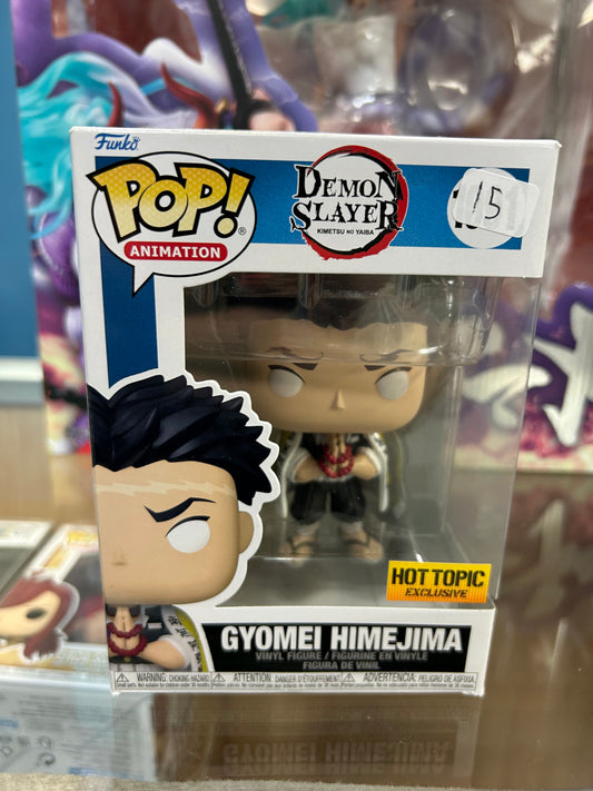 **NOT MINT**  FUNKO POP! ANIMATION Gyomei Himejima #1091 Hot Topic Exclusive