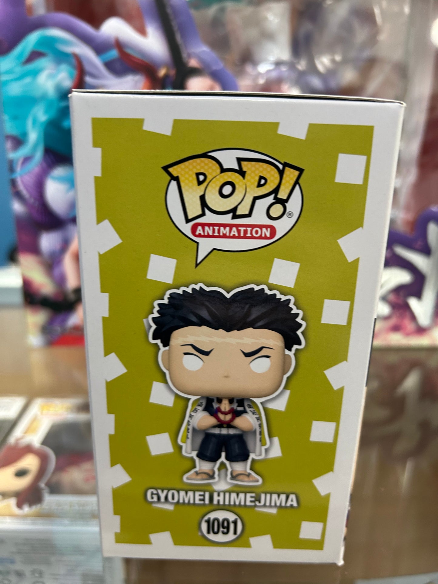 **NOT MINT**  FUNKO POP! ANIMATION Gyomei Himejima #1091 Hot Topic Exclusive