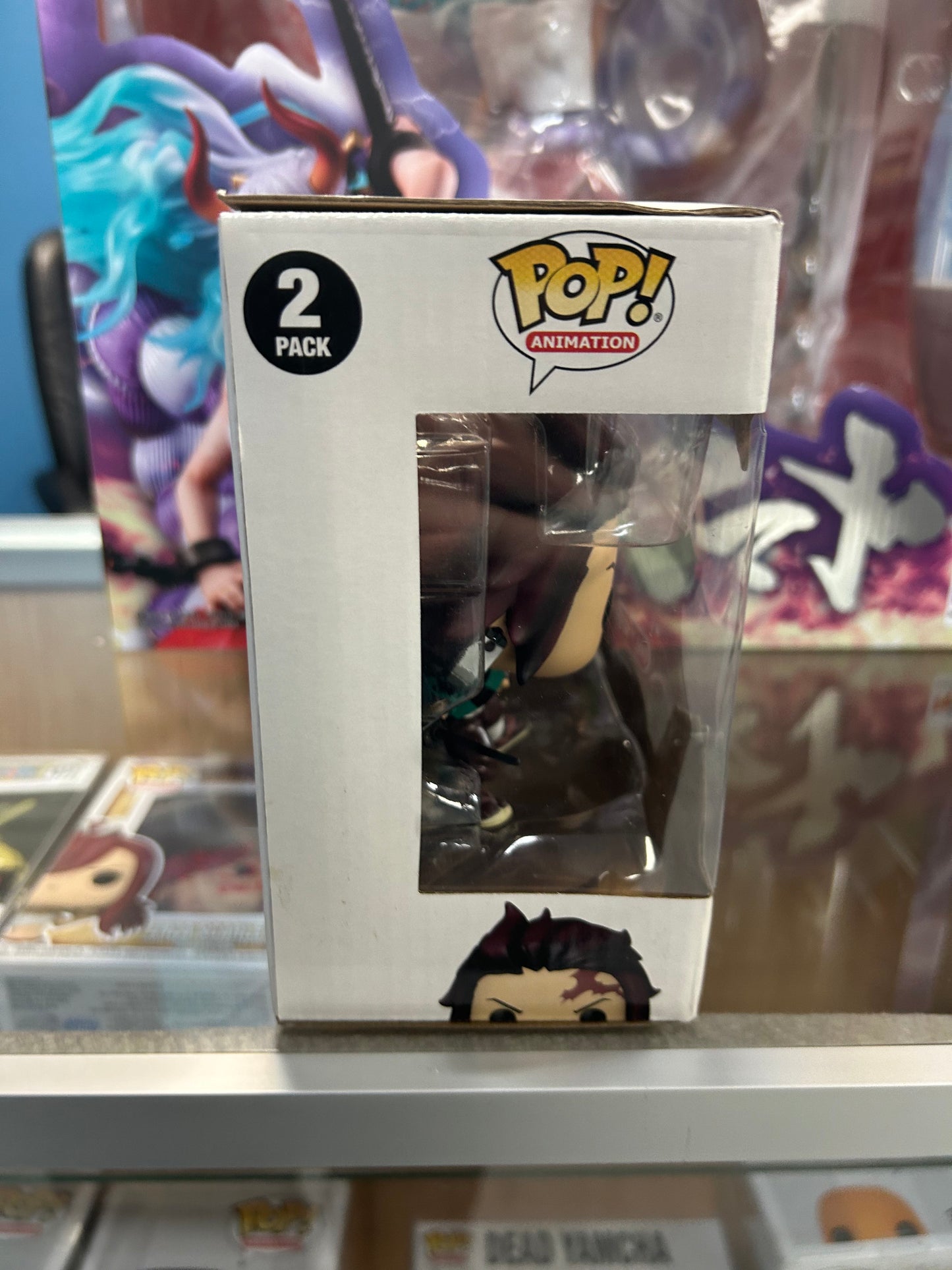 **NOT MINT** FUNKO POP! MOVIES Tanjiro & Nezuko 2-Pack Target Exclusive