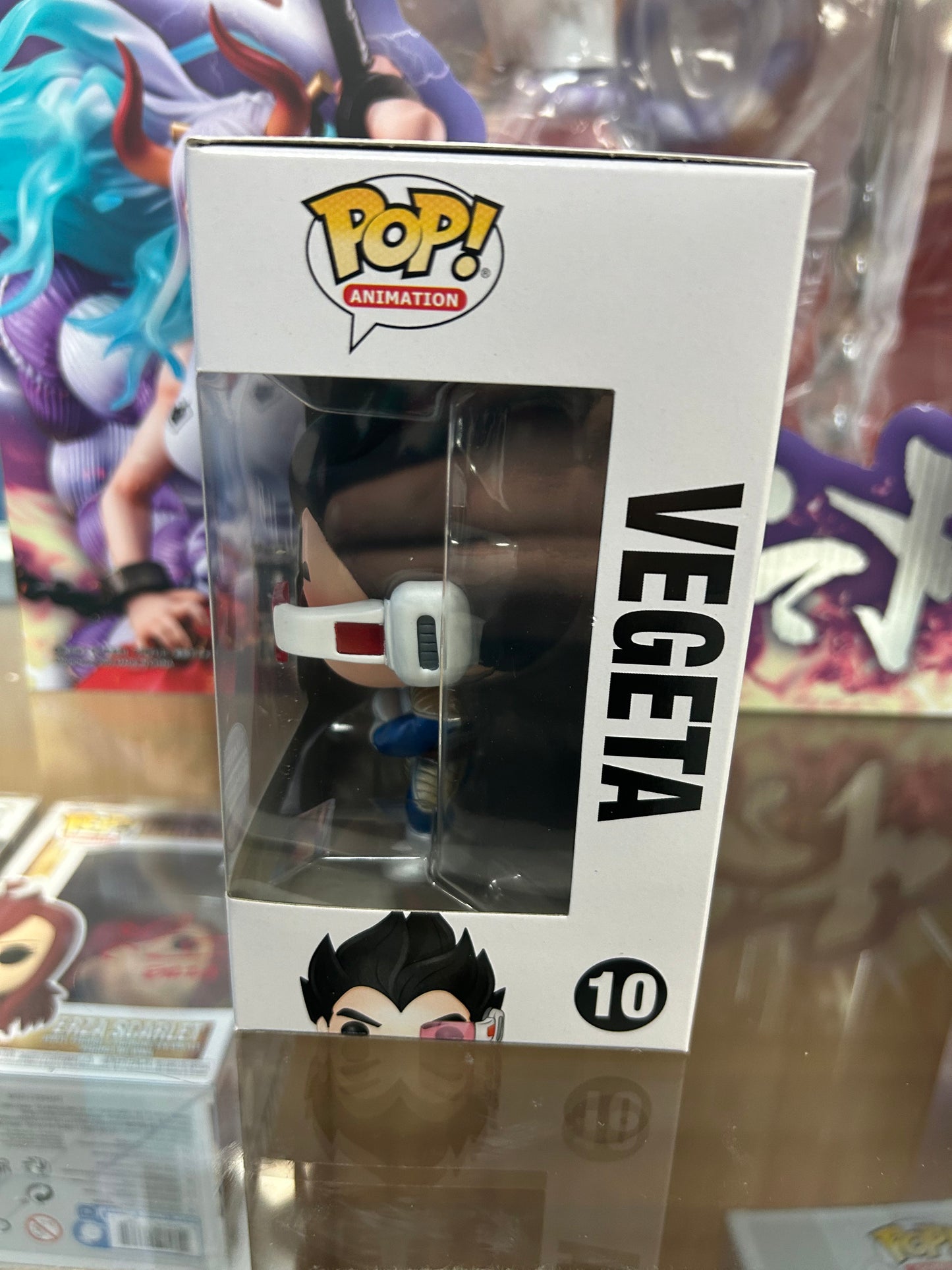 **NOT MINT** FUNKO POP! ANIMATION Vegeta #10 Shared Sticker