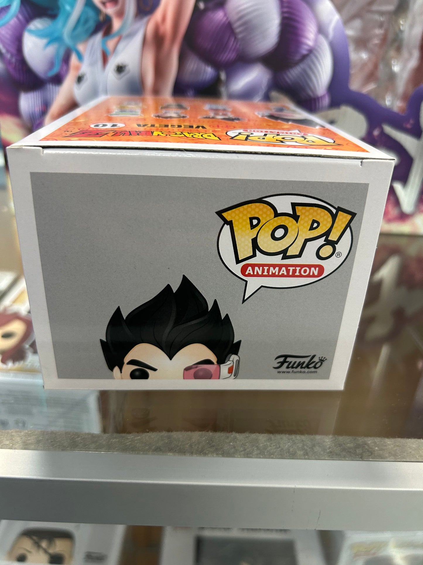 **NOT MINT** FUNKO POP! ANIMATION Vegeta #10 Shared Sticker