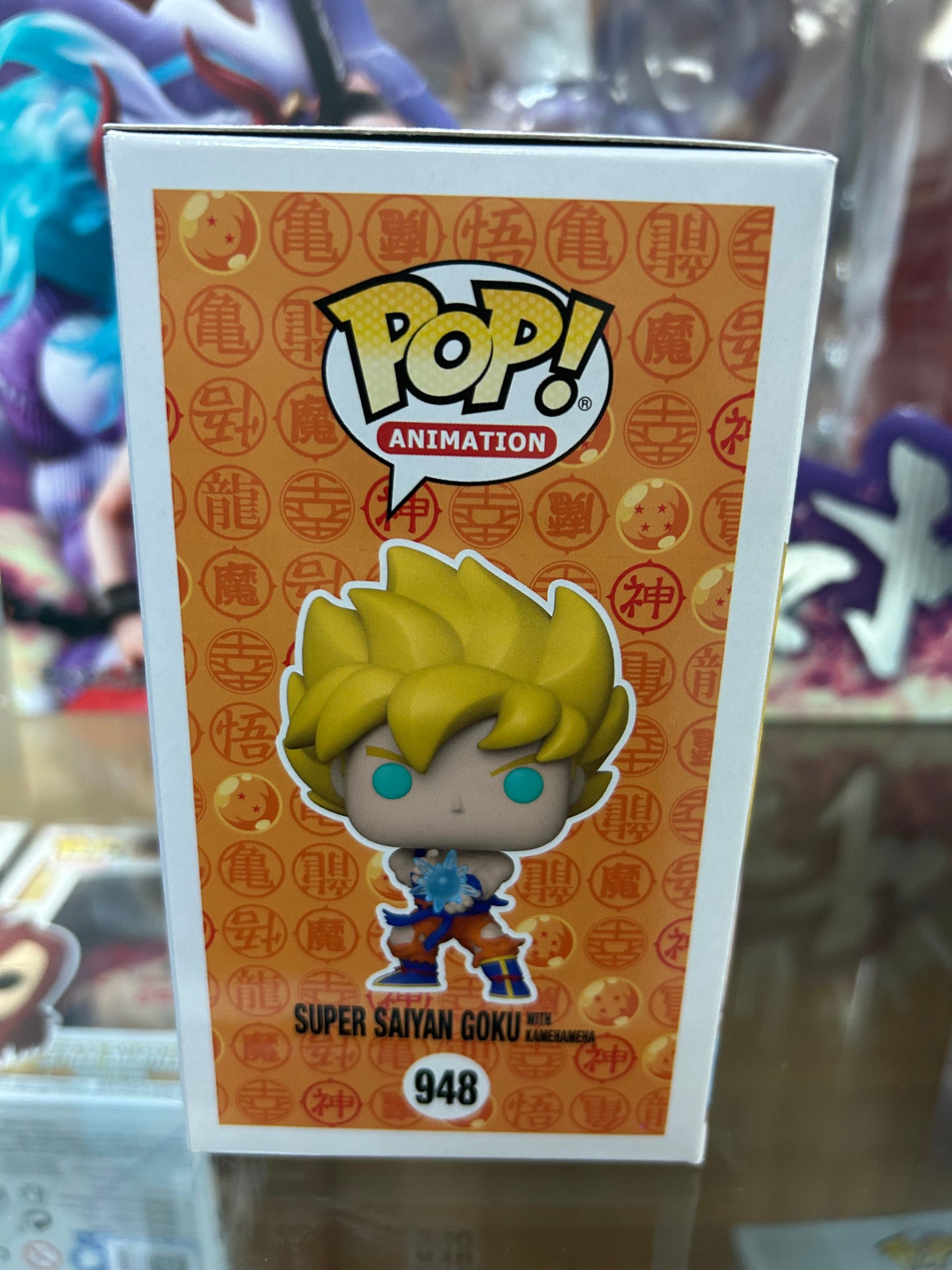 **NOT MINT** FUNKO POP! ANIMATION Super Saiyan Goku with Kamehameha #948