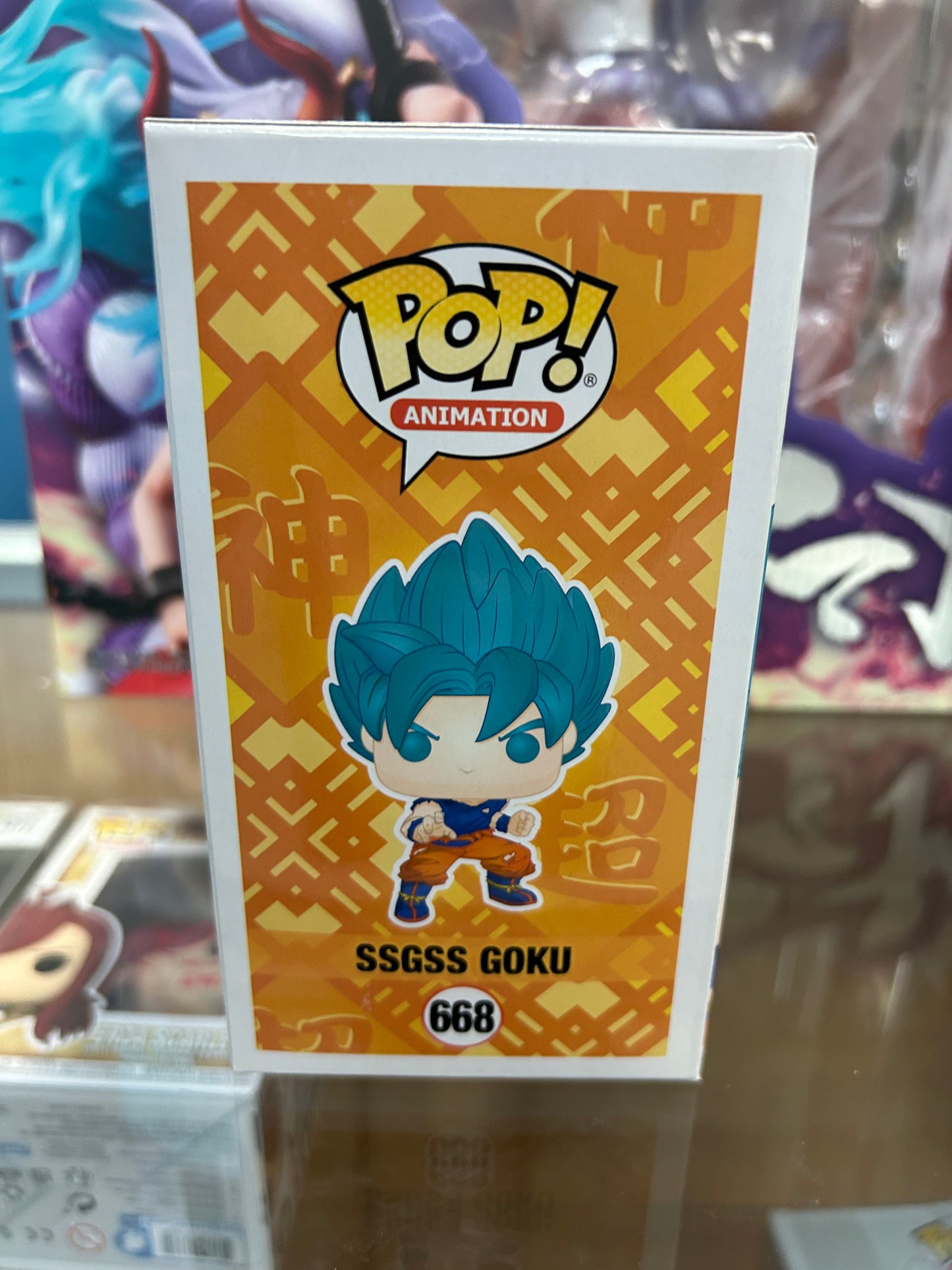 **NOT MINT** FUNKO POP! ANIMATION SSGSS Goku #668 Hot Topic Exclusive