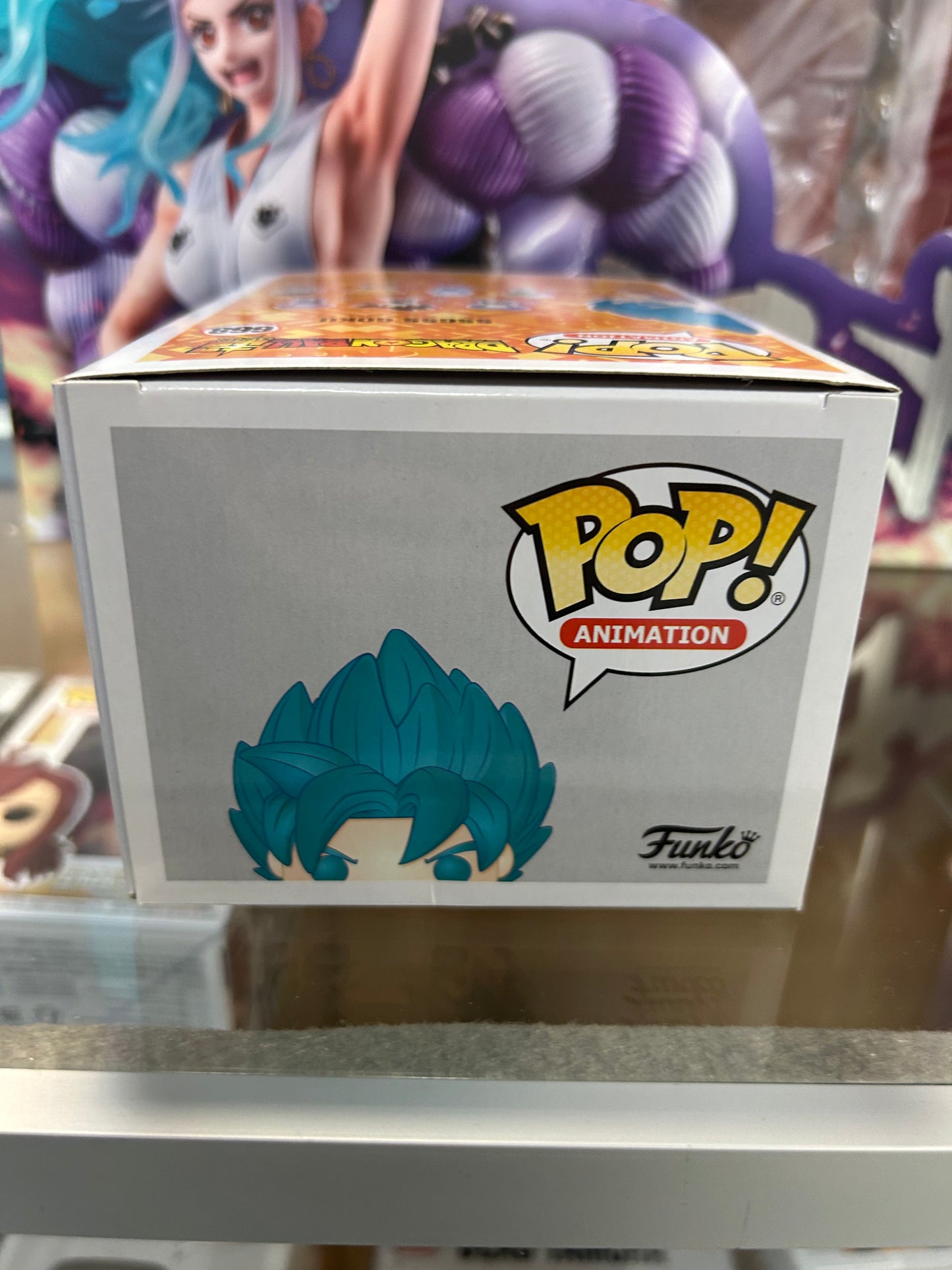 **NOT MINT** FUNKO POP! ANIMATION SSGSS Goku #668 Hot Topic Exclusive