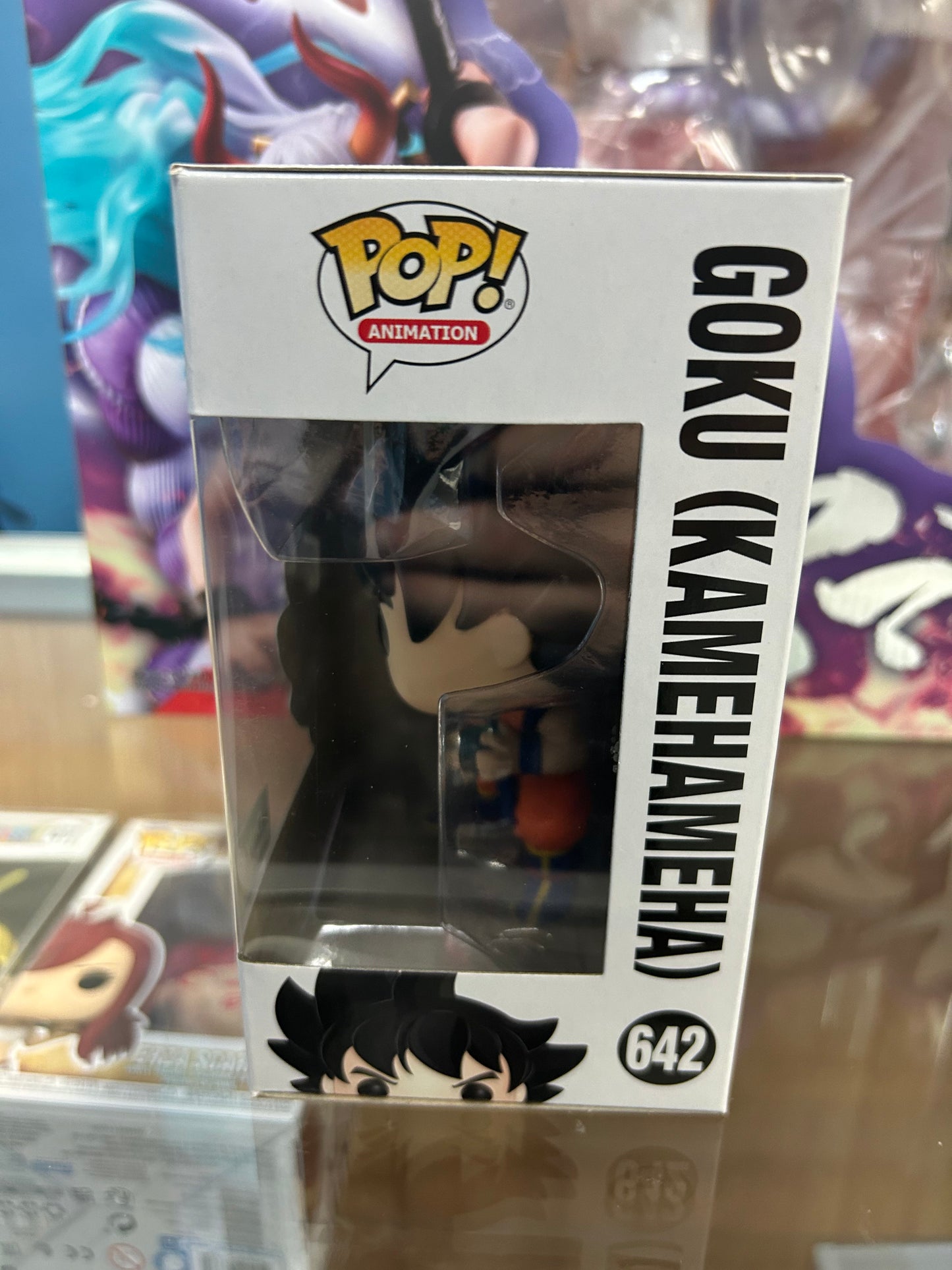 **NOT MINT** FUNKO POP! ANIMATION Goku (Kamehameha) #642 Game Stop Exclusive