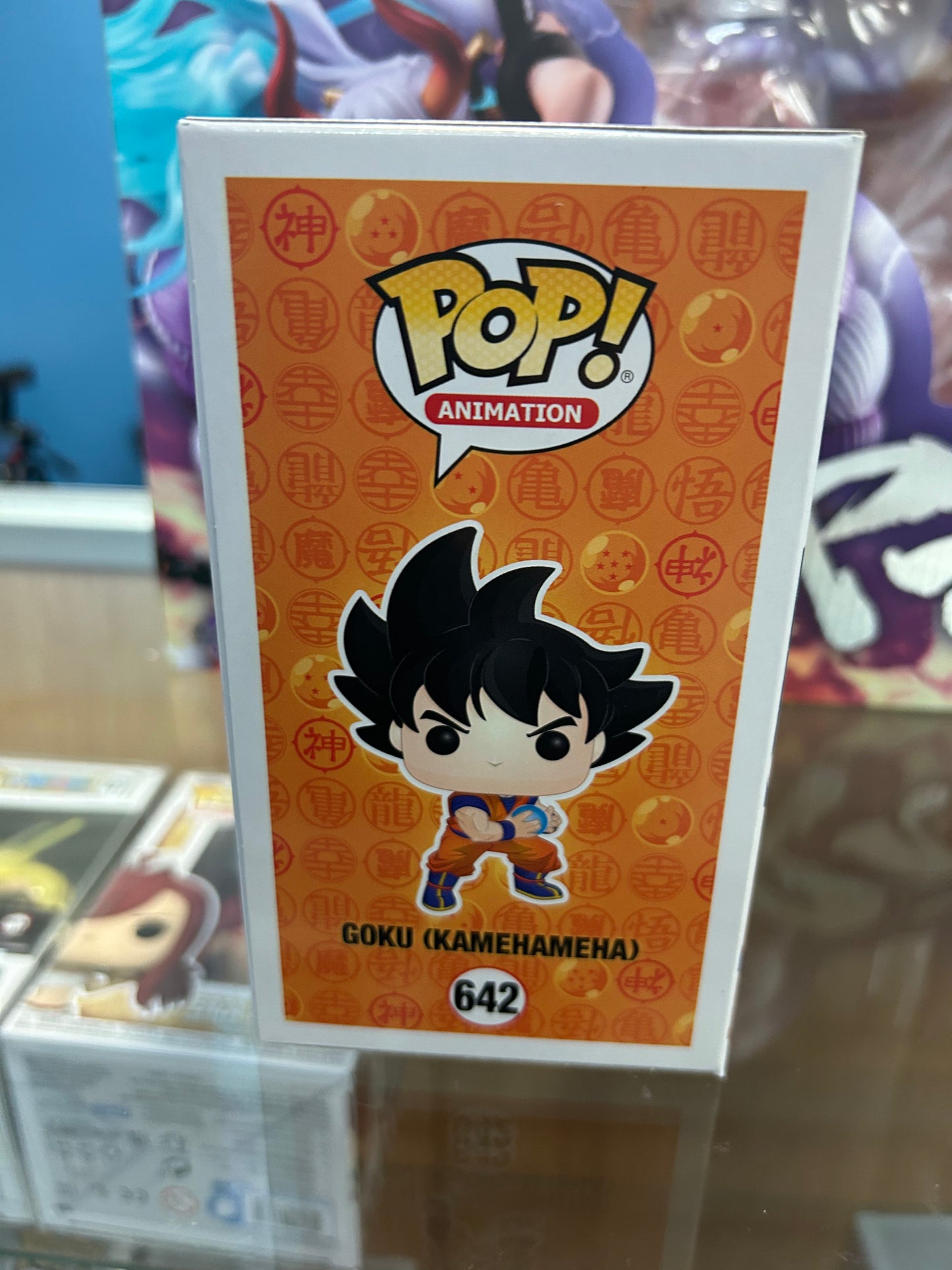 **NOT MINT** FUNKO POP! ANIMATION Goku (Kamehameha) #642 Game Stop Exclusive