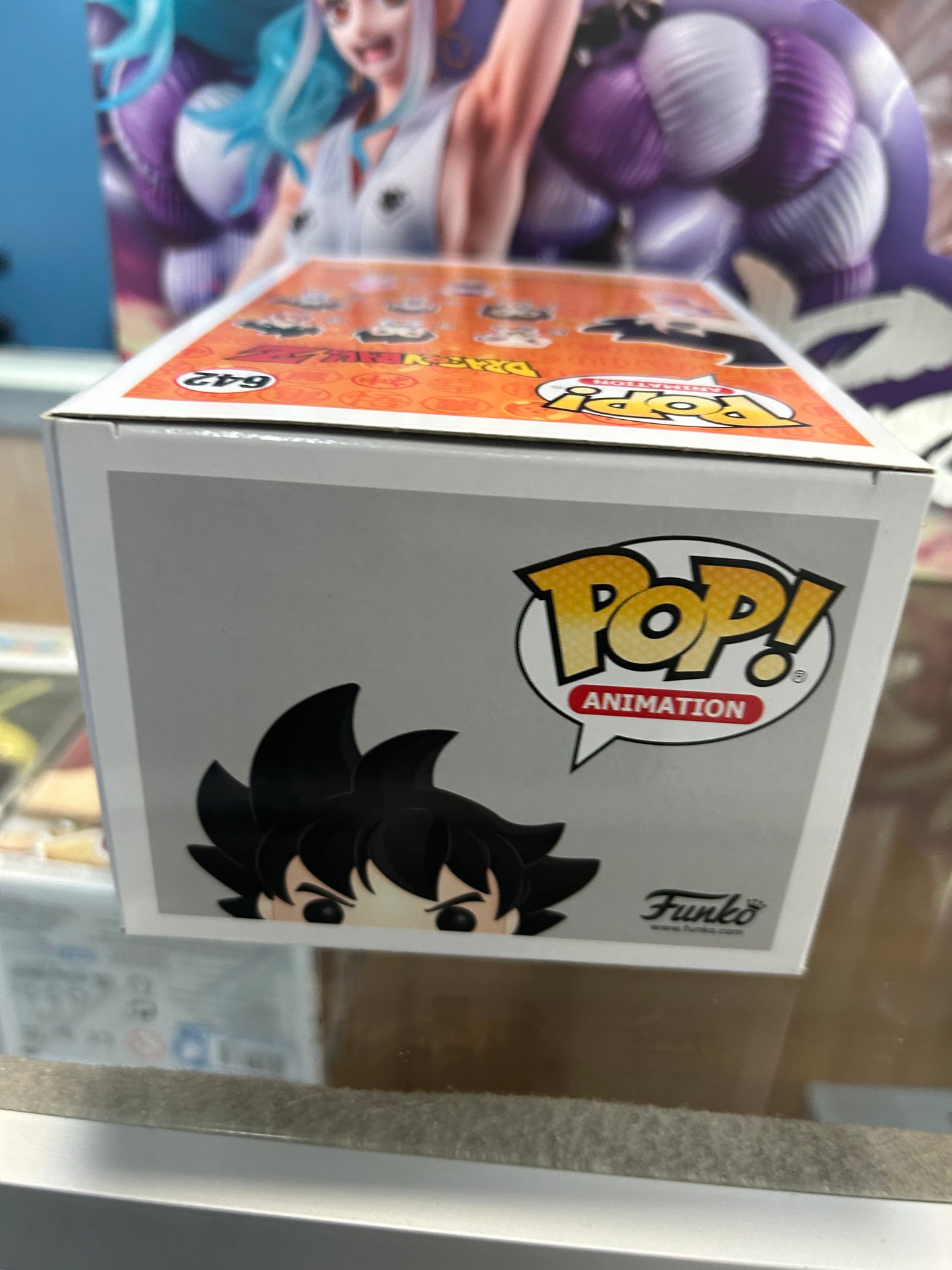 **NOT MINT** FUNKO POP! ANIMATION Goku (Kamehameha) #642 Game Stop Exclusive