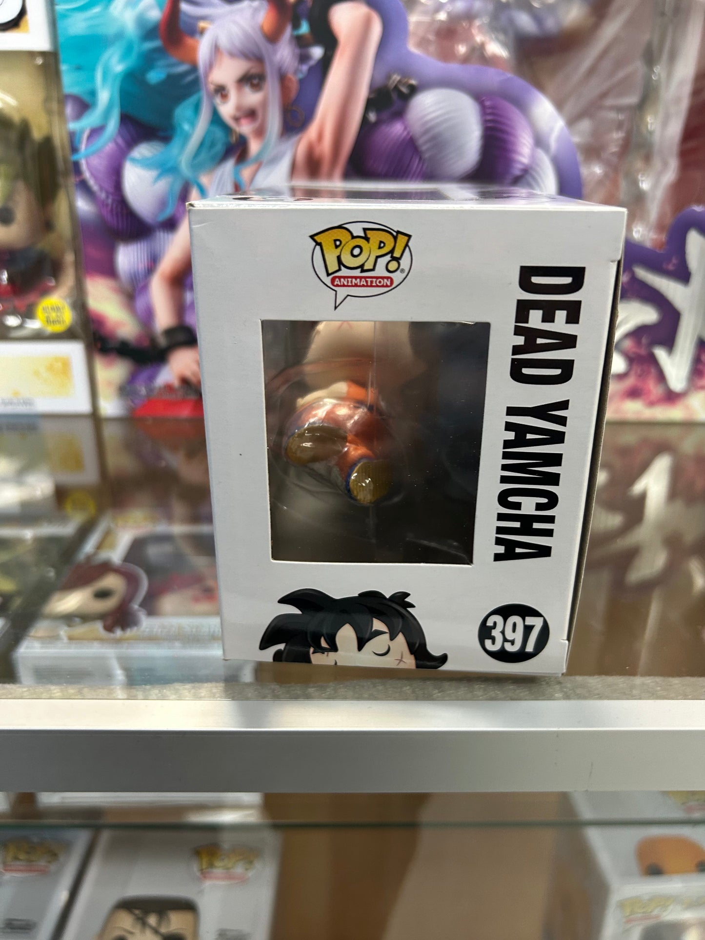 **NOT MINT** FUNKO POP! ANIMATION Dead Yamcha #397 Shared Sticker