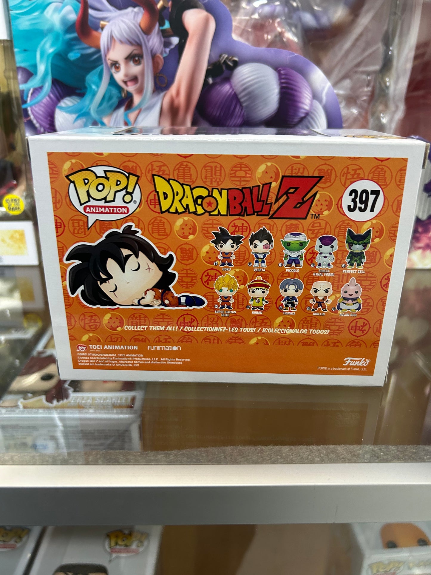 **NOT MINT** FUNKO POP! ANIMATION Dead Yamcha #397 Shared Sticker