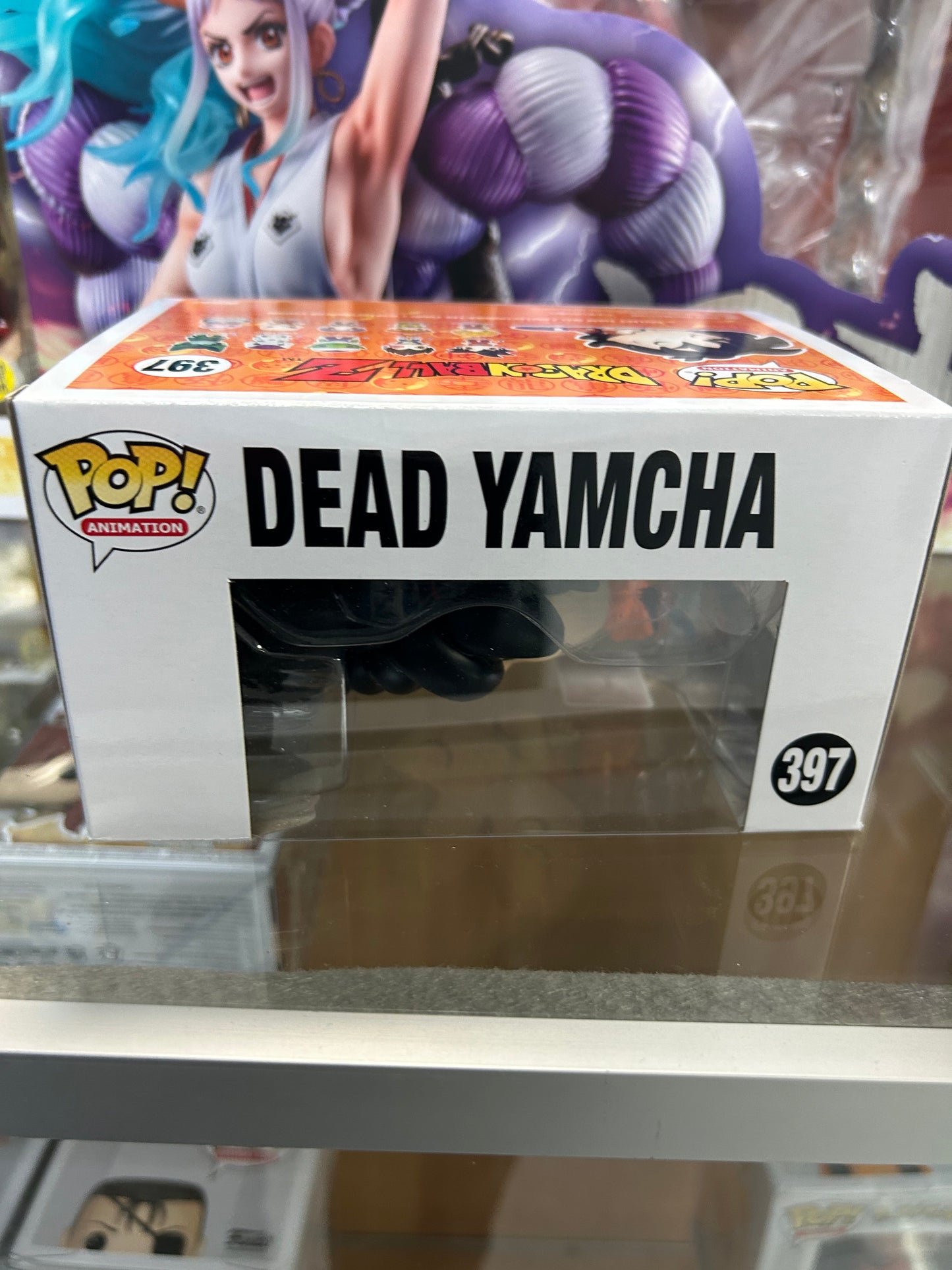 **NOT MINT** FUNKO POP! ANIMATION Dead Yamcha #397 Shared Sticker