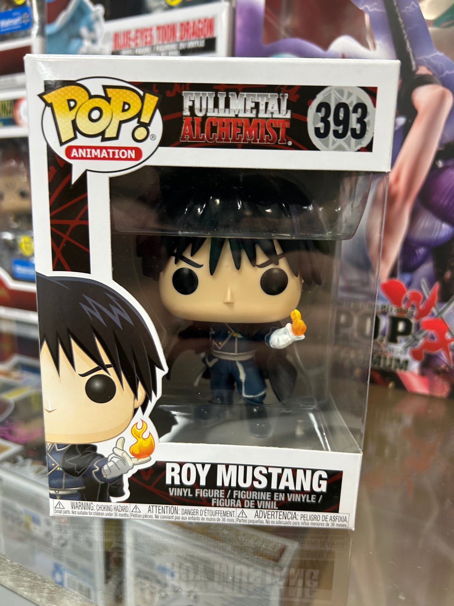 **NOT MINT** FUNKO POP! ANIMATION Roy Mustang #393