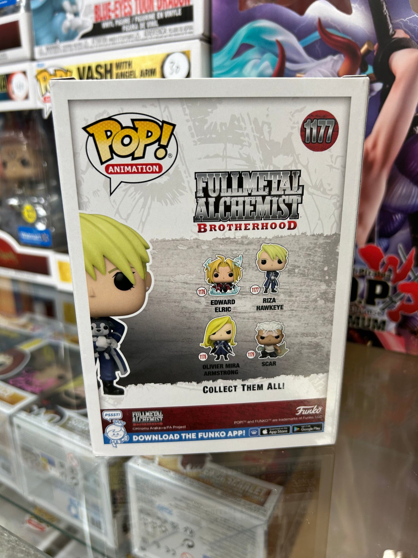 **NOT MINT** FUNKO POP! ANIMATION Riza Hawkeye #1177