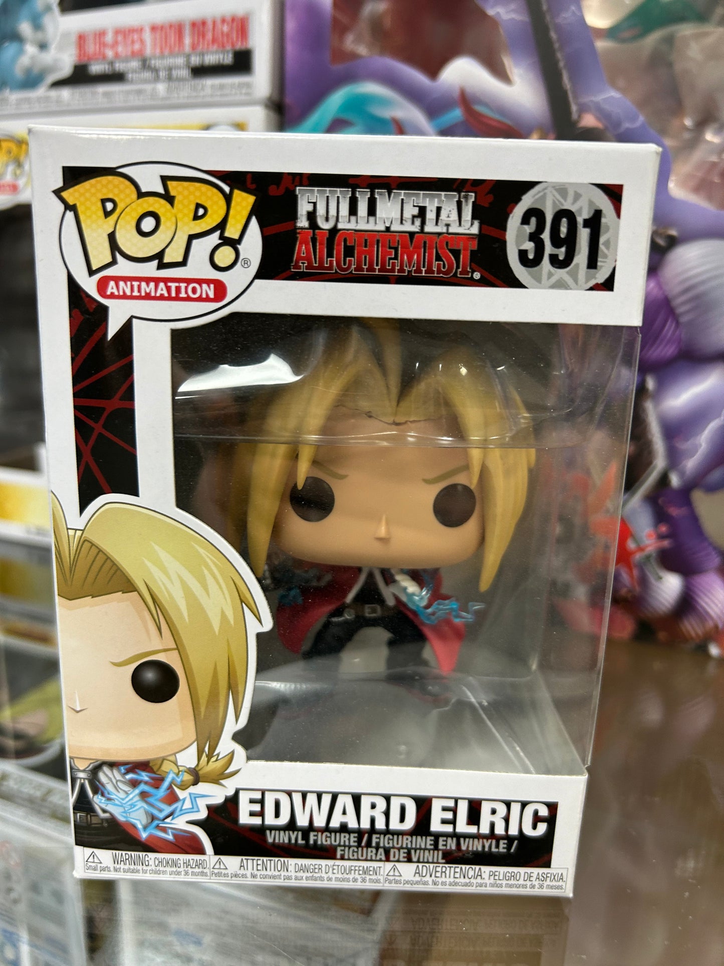 **NOT MINT** FUNKO POP! ANIMATION Edward Elric #391