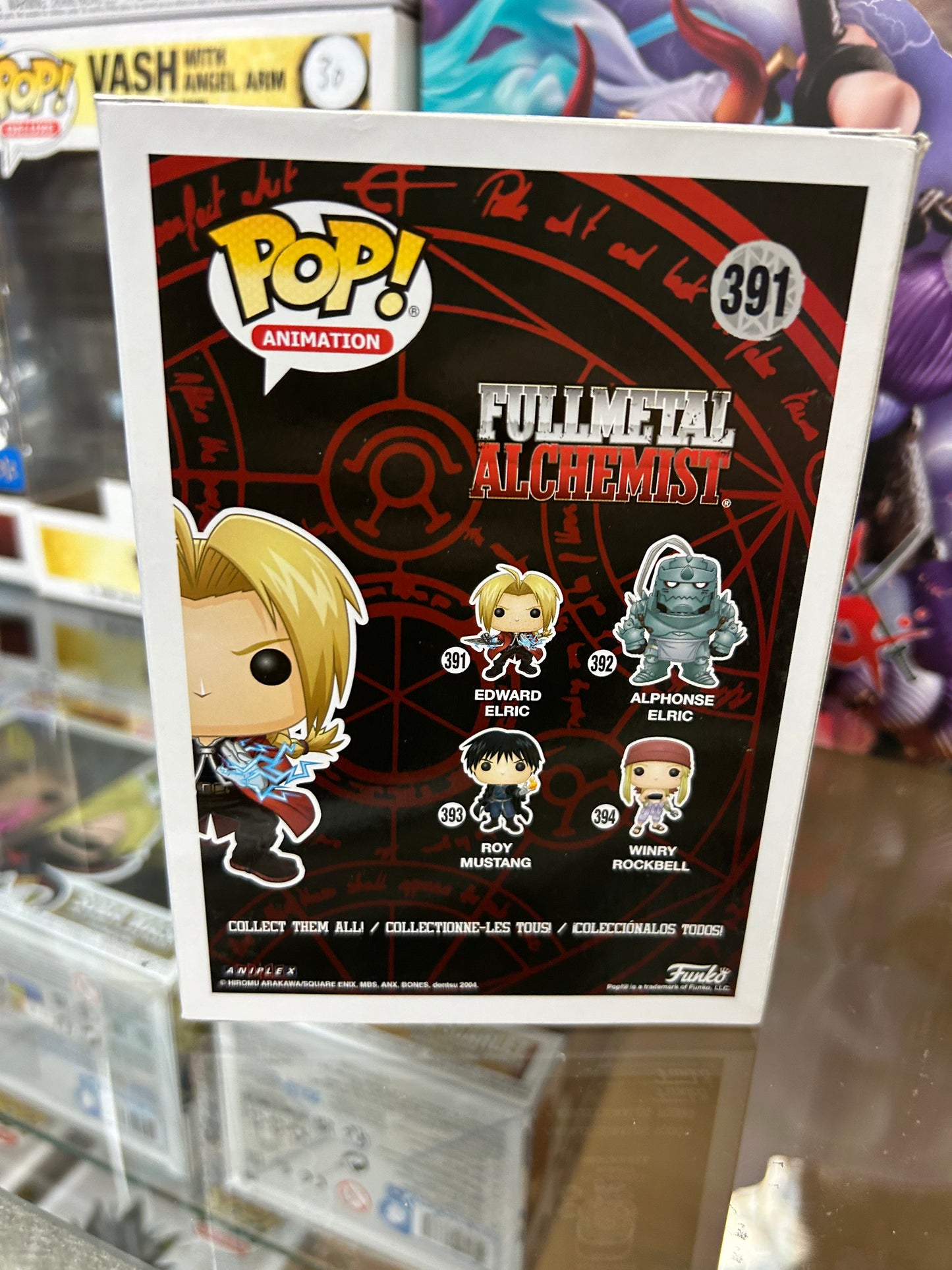 **NOT MINT** FUNKO POP! ANIMATION Edward Elric #391