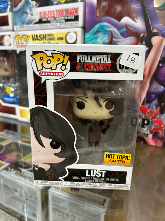 **NOT MINT** FUNKO POP! ANIMATION Lust #898 Hot Topic Exclusive