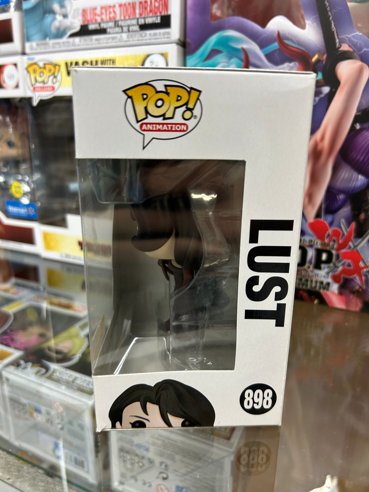 **NOT MINT** FUNKO POP! ANIMATION Lust #898 Hot Topic Exclusive