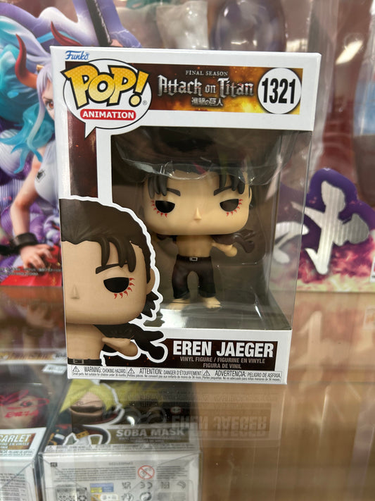 **NOT MINT** FUNKO POP! ANIMATION Eren Jaeger #1321