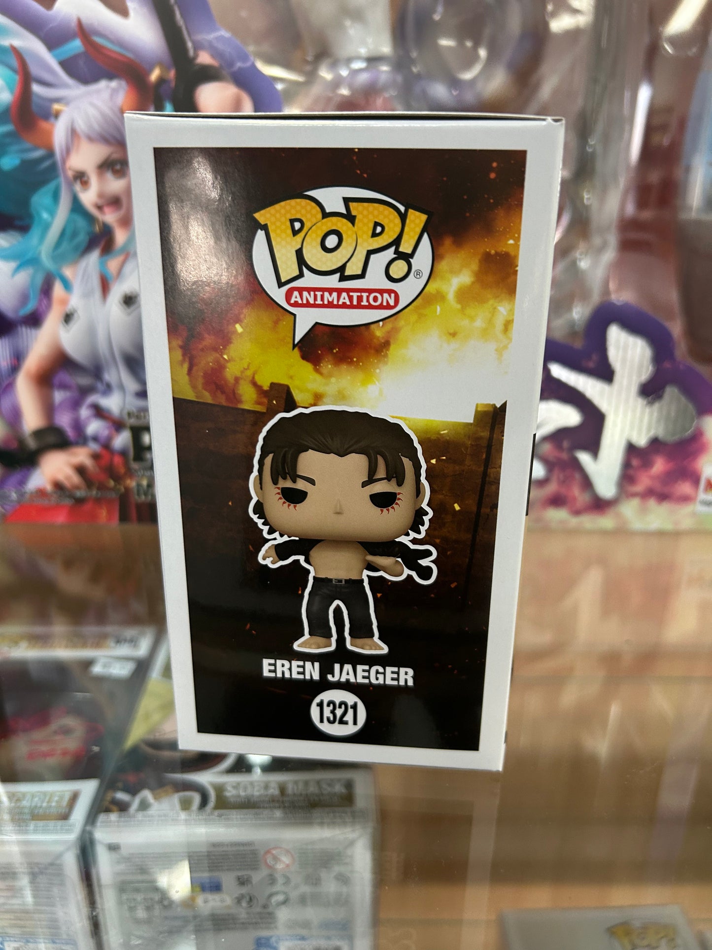 **NOT MINT** FUNKO POP! ANIMATION Eren Jaeger #1321