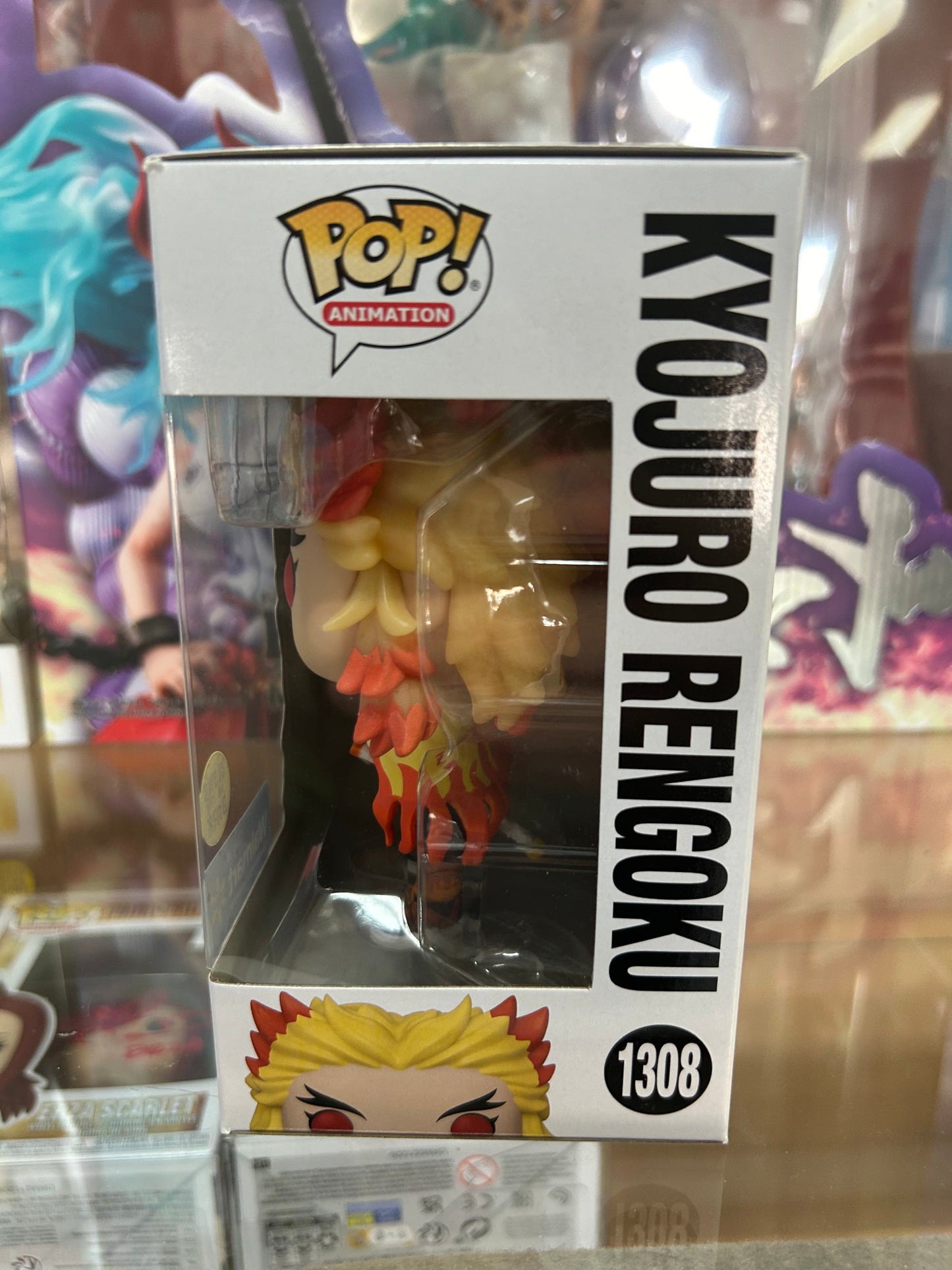 **NOT MINT** FUNKO POP! ANIMATION Kyojuro Rengoku #1380 Walmart Glow in the Dark