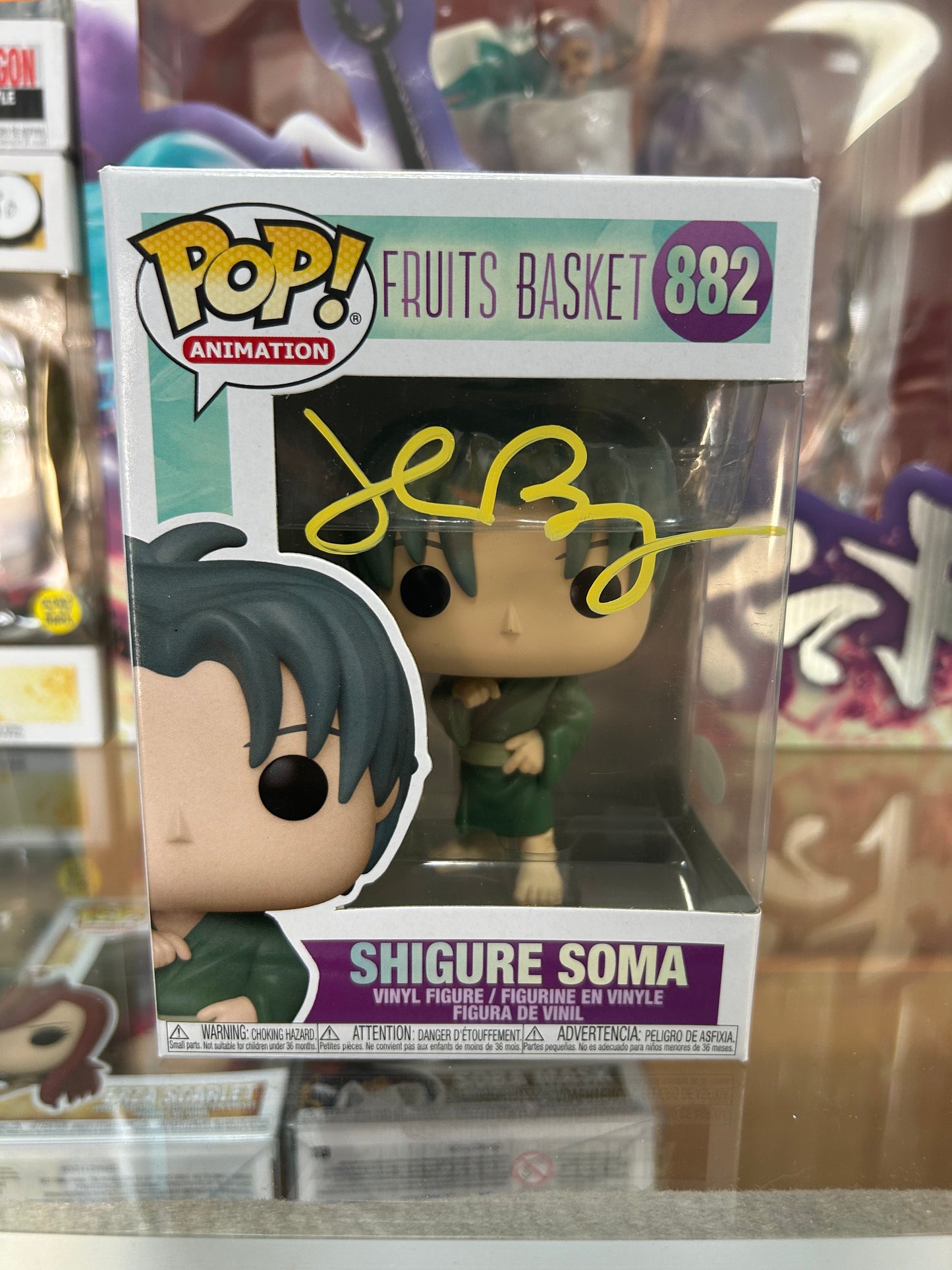 **Autograph / Signed** FUNKO POP! ANIMATION: Shigure Soma #882 **JSA CERTIFIED**