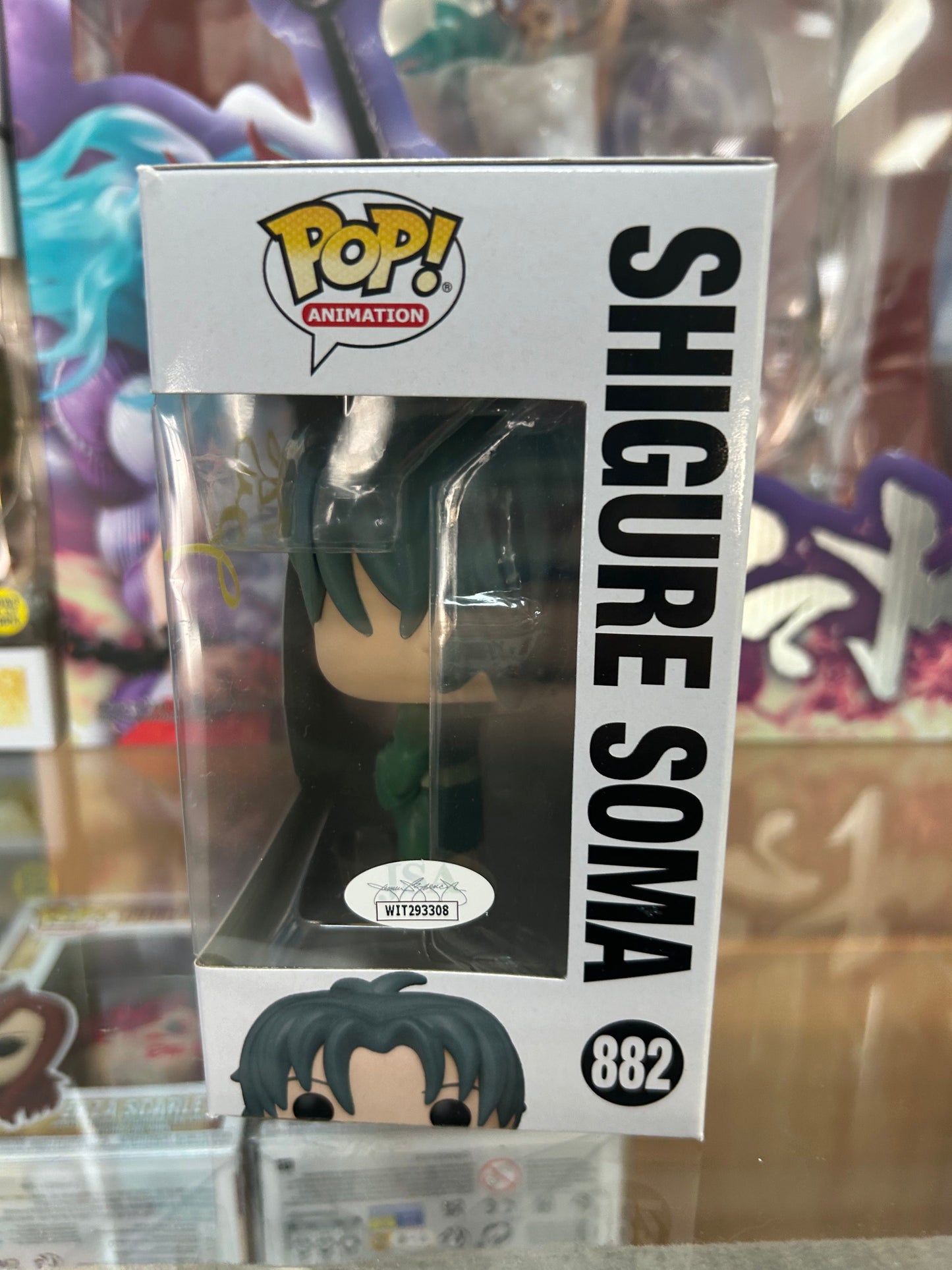 **Autograph / Signed** FUNKO POP! ANIMATION: Shigure Soma #882 **JSA CERTIFIED**