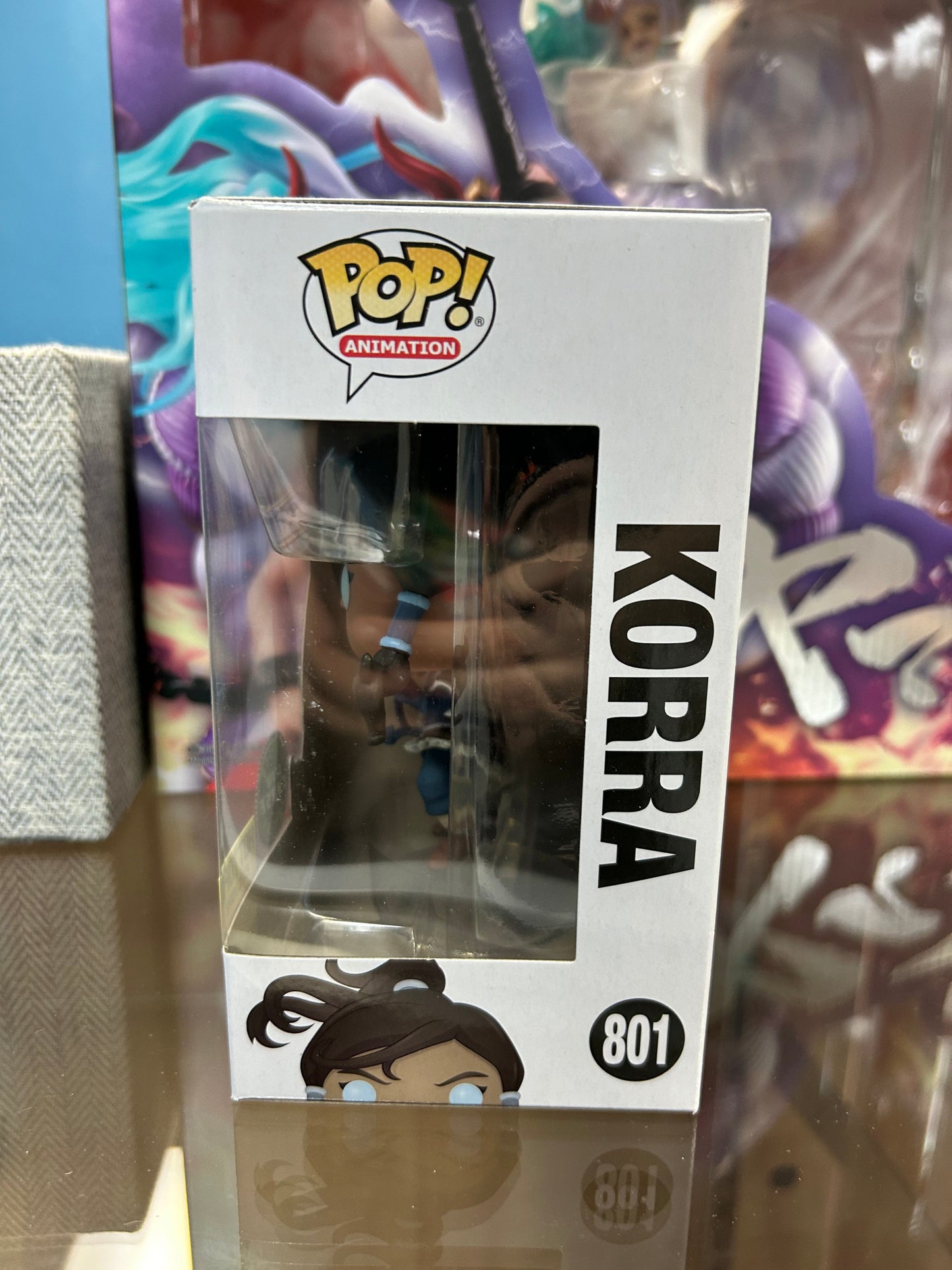 **NOT MINT** FUNKO POP! ANIMATION Korra #801 Hot Topic Glow Chase