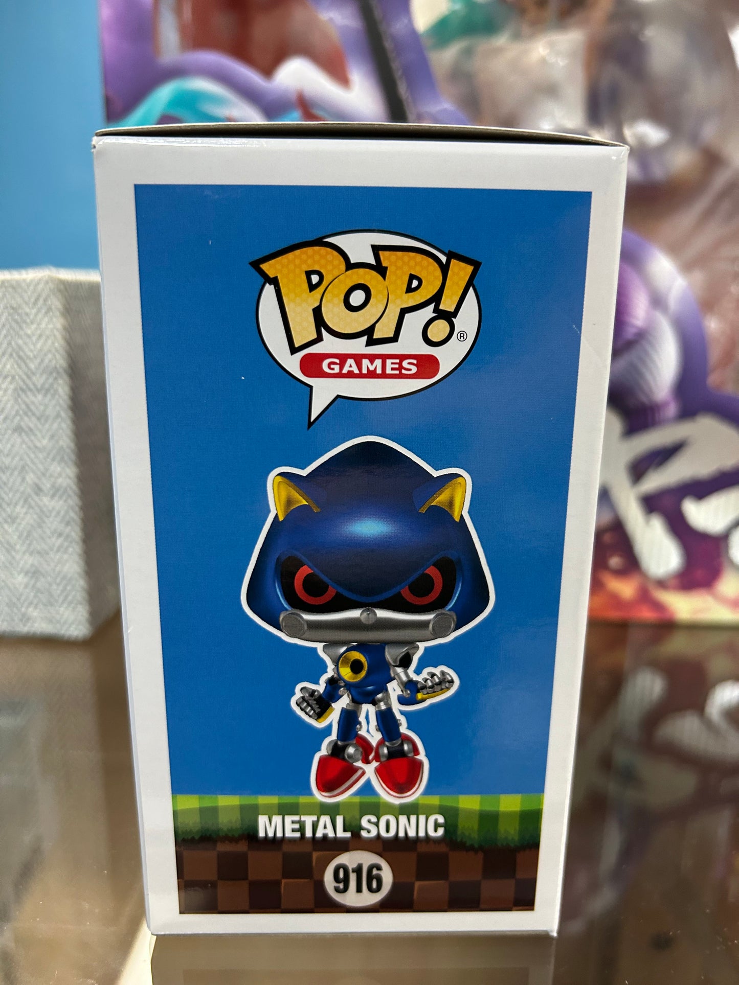 **NOT MINT** FUNKO POP! GAMES Metal Sonic #916